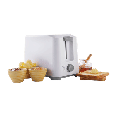 Usha PT3720D 700W 2 Slice Pop-Up Toaster with 7 Heat Settings For Variable Browning Control (White)