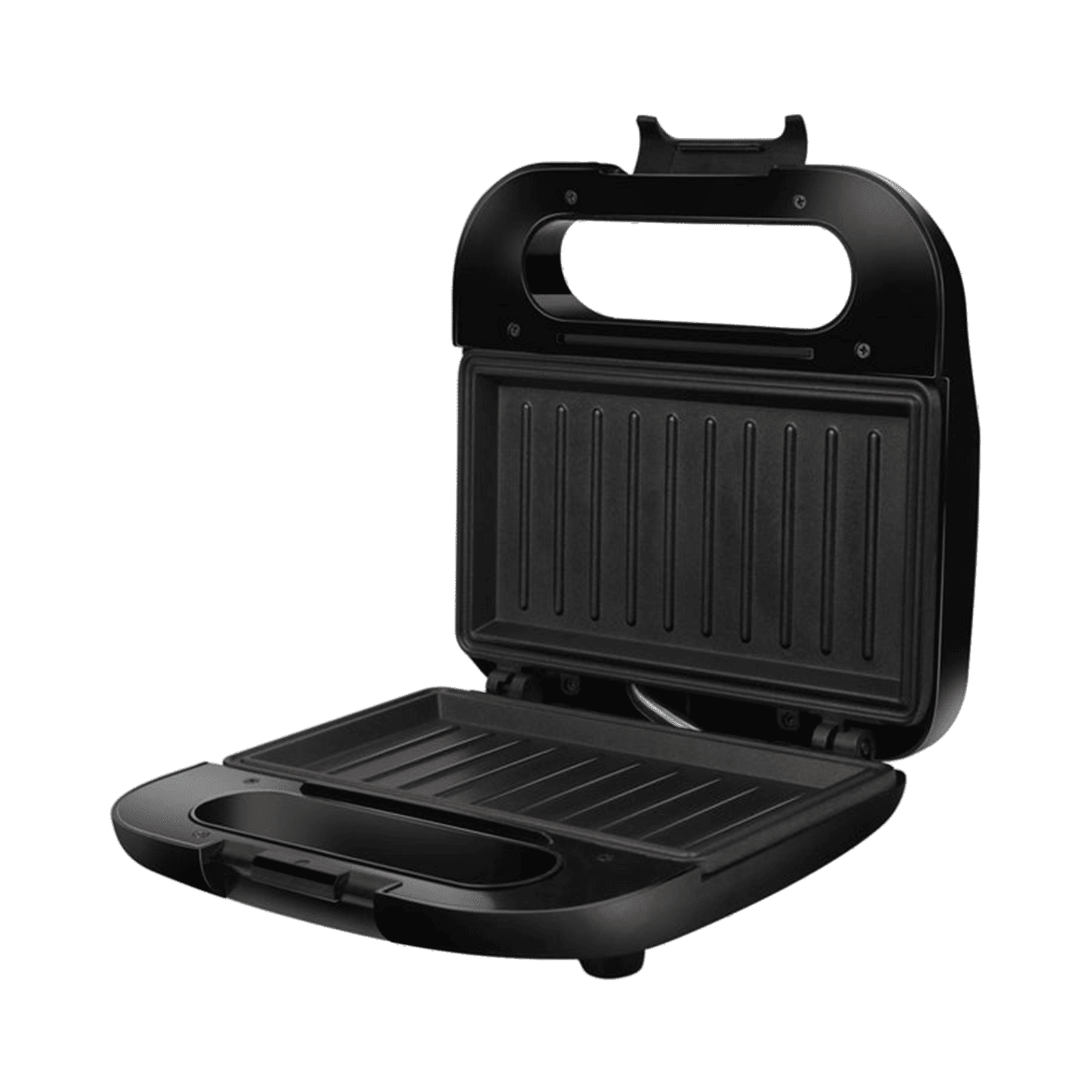 AGARO Primo 750W 2 Slice 3-in-1 Sandwich Maker with Automatic Temperature Cut Off (Black)_1