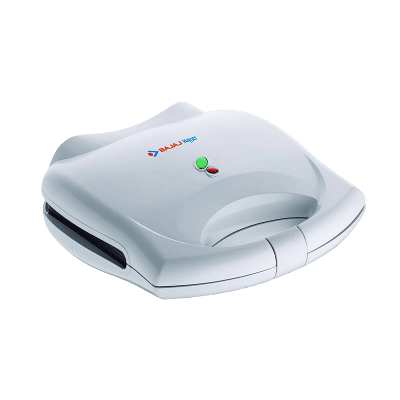 BAJAJ Majesty SWX 3 750W 2 Slice Sandwich Maker with Cool Touch Handle (White) BAJAJ Majesty SWX 3 750W 2 Slice Sandwich Maker with Cool Touch Handle (White)_1