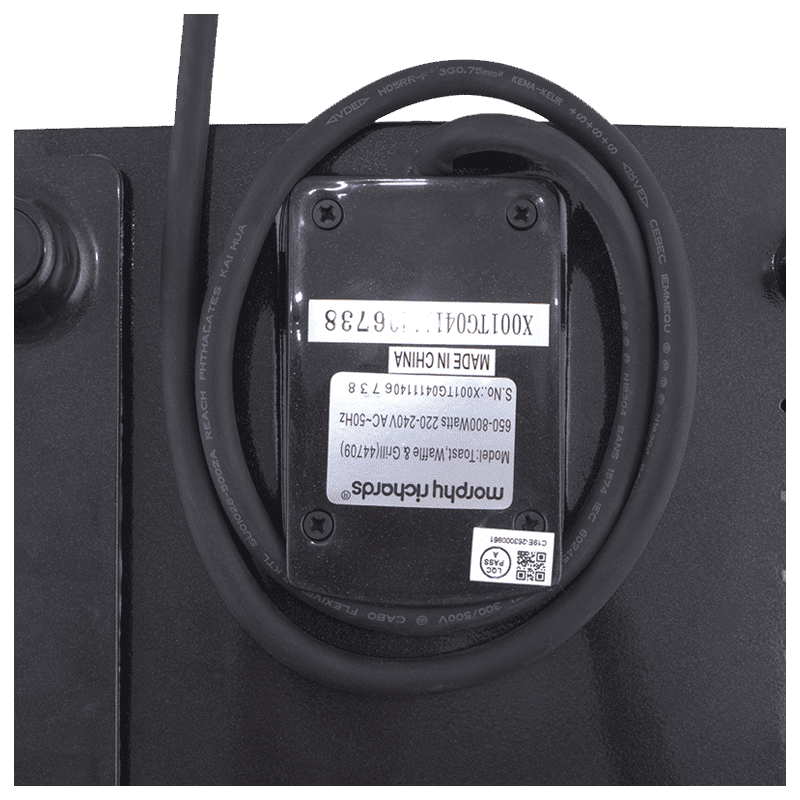 Morphy Richards 750 Watt 2 Slice Sandwich Maker (SM 3006 (TWG), Black) Morphy Richards 750 Watt 2 Slice Sandwich Maker (SM 3006 (TWG), Black)_11