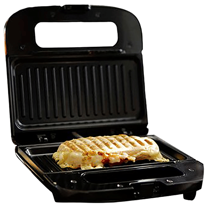 Philips 820 Watts 2 Slice Automatic Grill Sandwich Maker (Versatile Panini Plates, HD2394/99, Black) Philips 820 Watts 2 Slice Automatic Grill Sandwich Maker (Versatile Panini Plates, HD2394/99, Black)_3