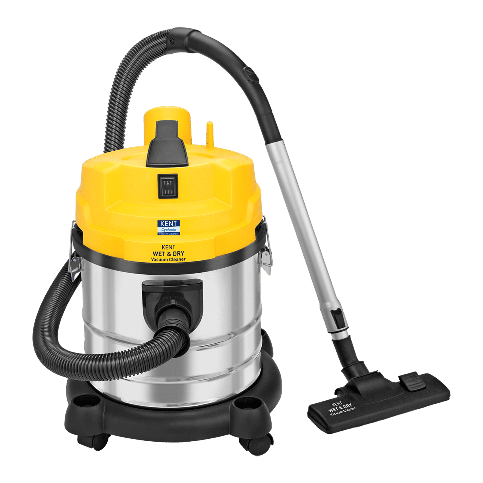 KENT KSL-612 1200W Wet & Dry Vacuum Cleaner with Blower Function (High Power Motor, Metallic Silver)_1
