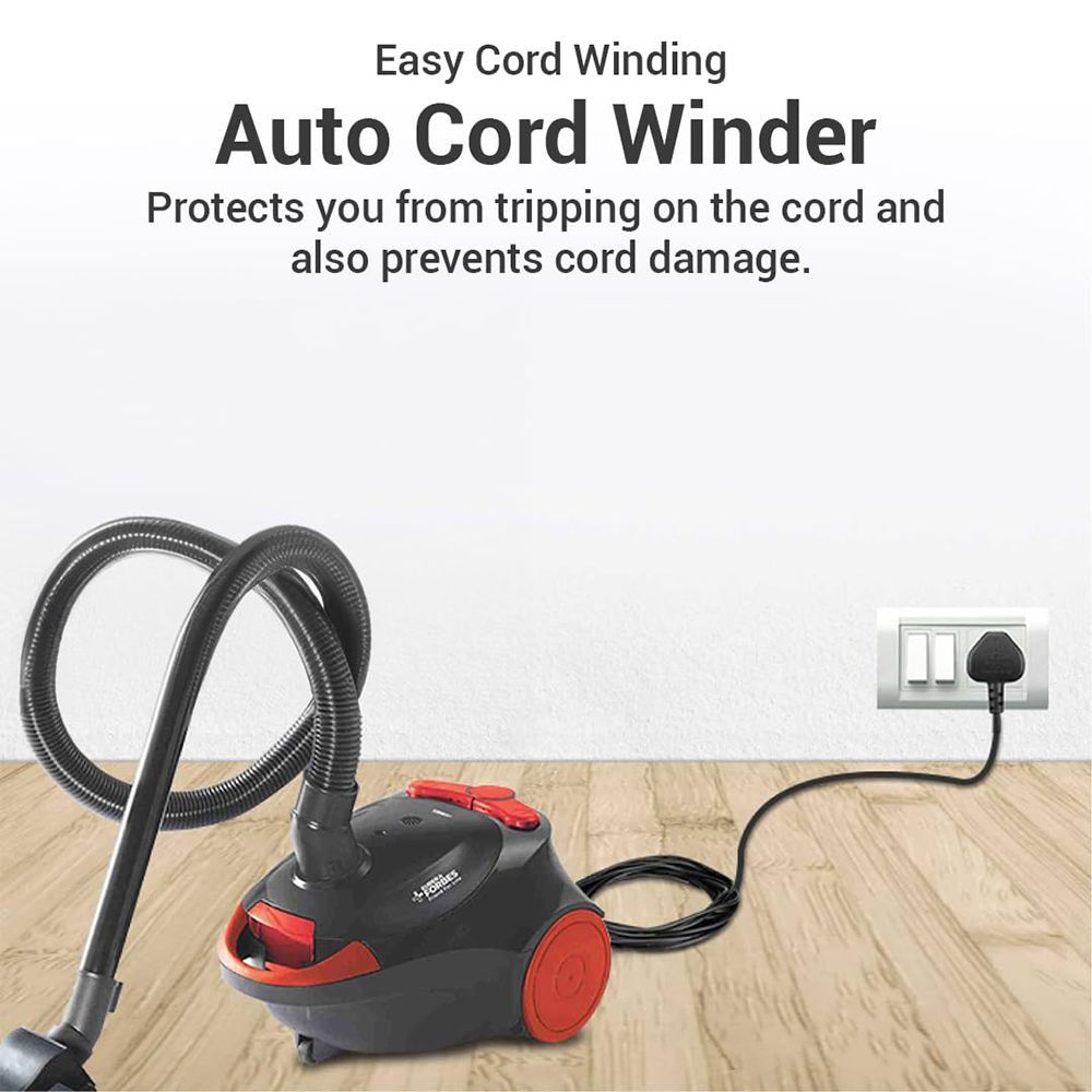 EUREKA FORBES Swift Clean 1200W Dry Vacuum Cleaner with Auto Cord Winder (Efficient Alert System, Red & Black) EUREKA FORBES Swift Clean 1200W Dry Vacuum Cleaner with Auto Cord Winder (Efficient Alert System, Red & Black)_11