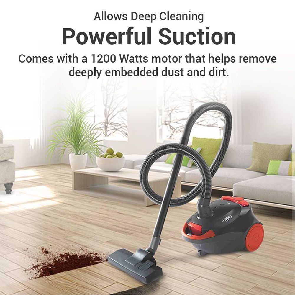 EUREKA FORBES Swift Clean 1200W Dry Vacuum Cleaner with Auto Cord Winder (Efficient Alert System, Red & Black) EUREKA FORBES Swift Clean 1200W Dry Vacuum Cleaner with Auto Cord Winder (Efficient Alert System, Red & Black)_7