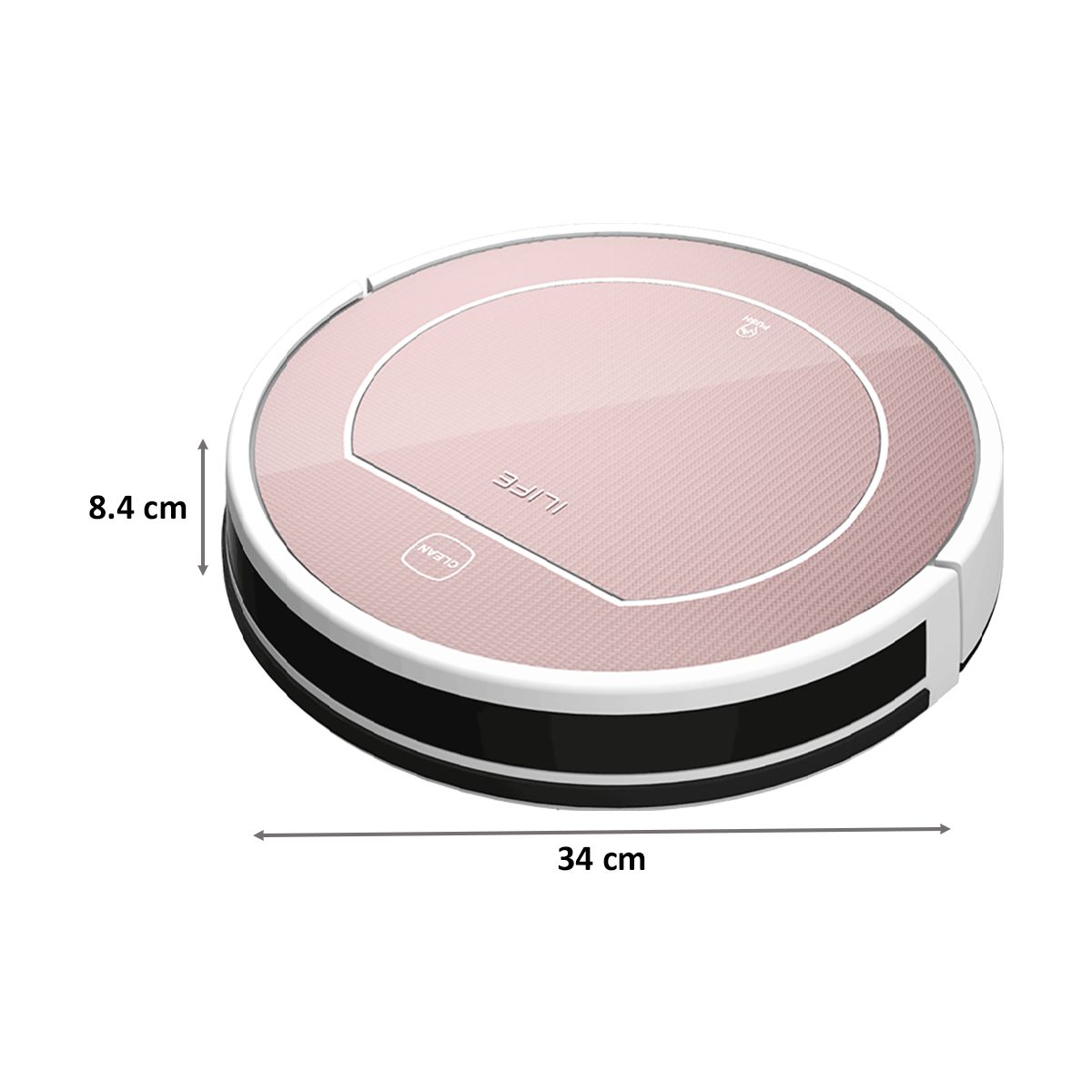 ILIFE Dry and Wet Robotic Vacuum Cleaner (V7s Plus, Pink) ILIFE Dry and Wet Robotic Vacuum Cleaner (V7s Plus, Pink)_2