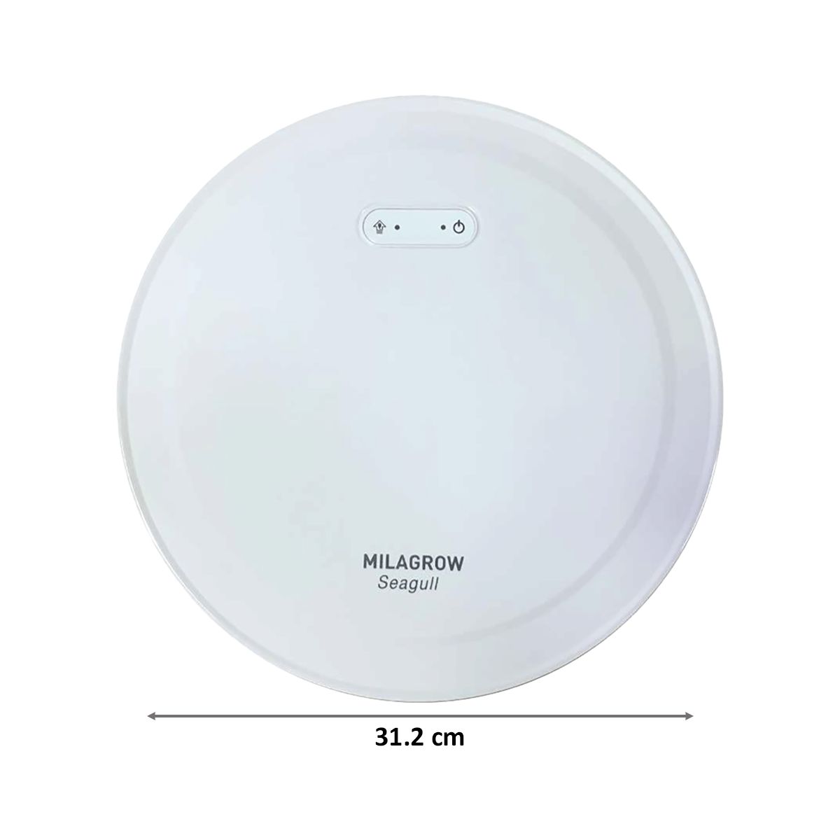 MILAGROW Seagull 30 Watts Robotic Vacuum Cleaner (Wet & Dry, Alexa Voice Enabled, 0.65 L, White)_2