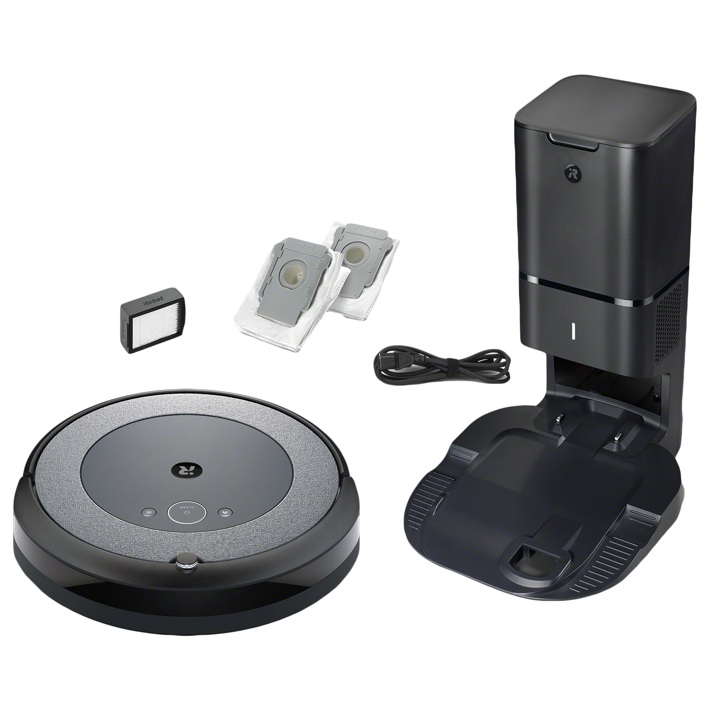 iRobot Roomba i3 Plus 1200 Watts Robotic Vacuum Cleaner (0.4 Litres Tank, i3558, Grey) iRobot Roomba i3 Plus 1200 Watts Robotic Vacuum Cleaner (0.4 Litres Tank, i3558, Grey)_5
