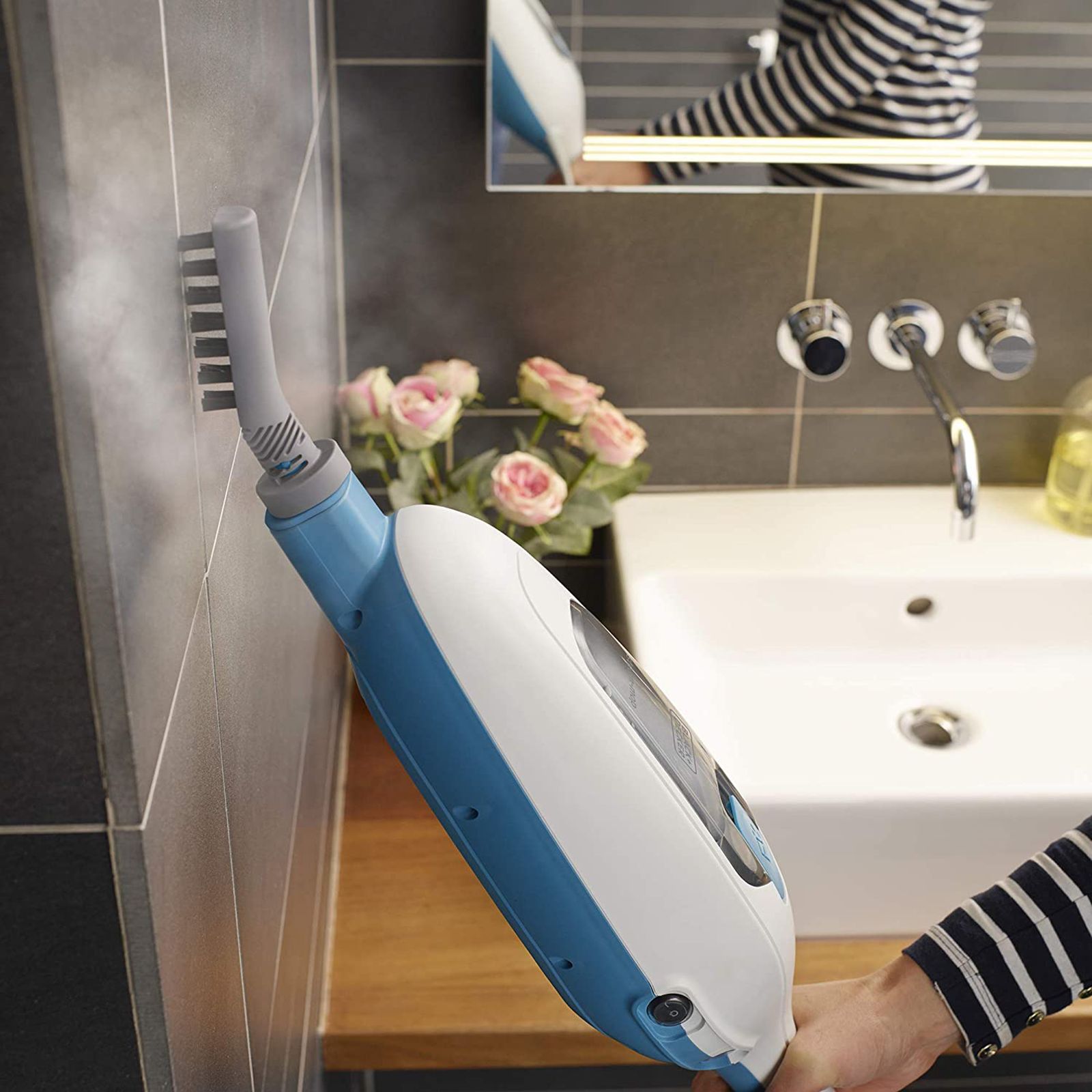 BLACK+DECKER 1300 Watts Steam Mop (FSMH13E5-QS, White)_14