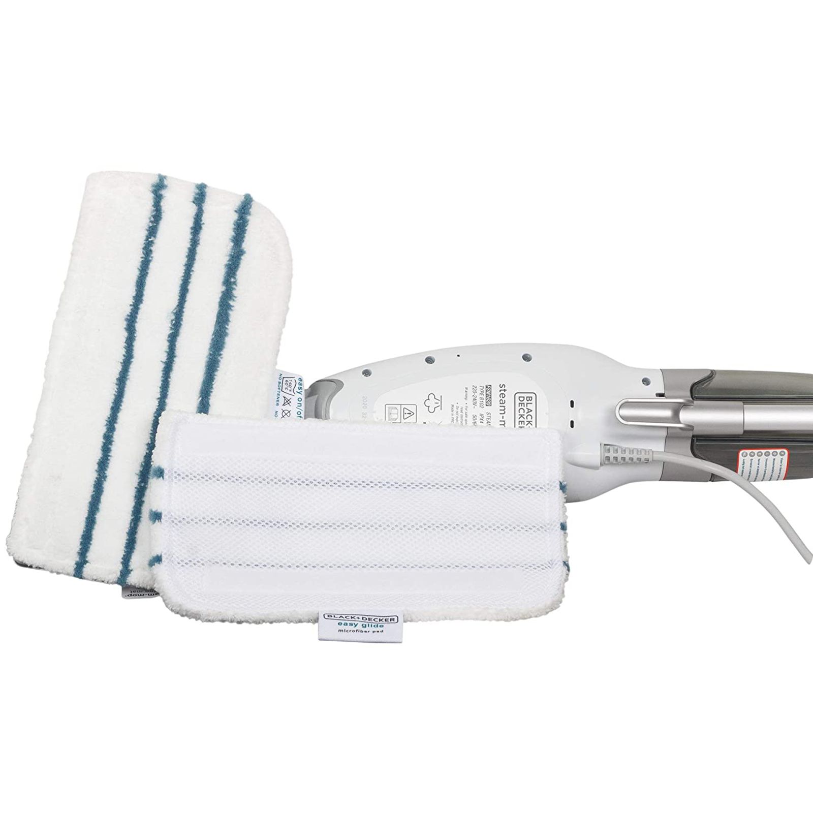 BLACK+DECKER 1600 Watts Steam Mop (0.46 Litres Tank, FSM1620-B1, White) BLACK+DECKER 1600 Watts Steam Mop (0.46 Litres Tank, FSM1620-B1, White)_3
