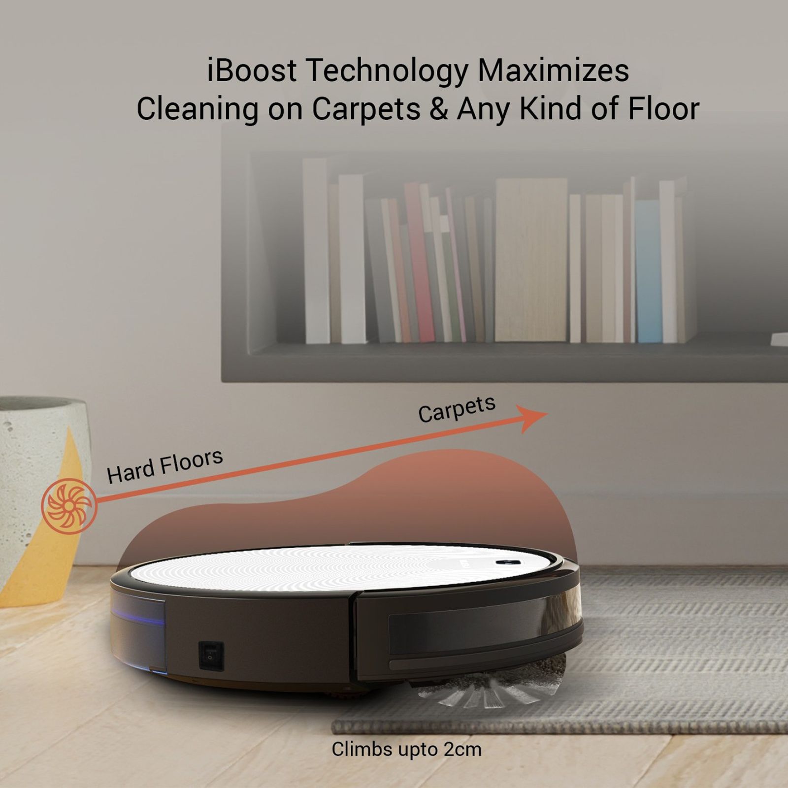 MILAGROW 24 Watts Robotic Vacuum Cleaner (0.6 Litres Tank, Silverfox) MILAGROW 24 Watts Robotic Vacuum Cleaner (0.6 Litres Tank, Silverfox)_5