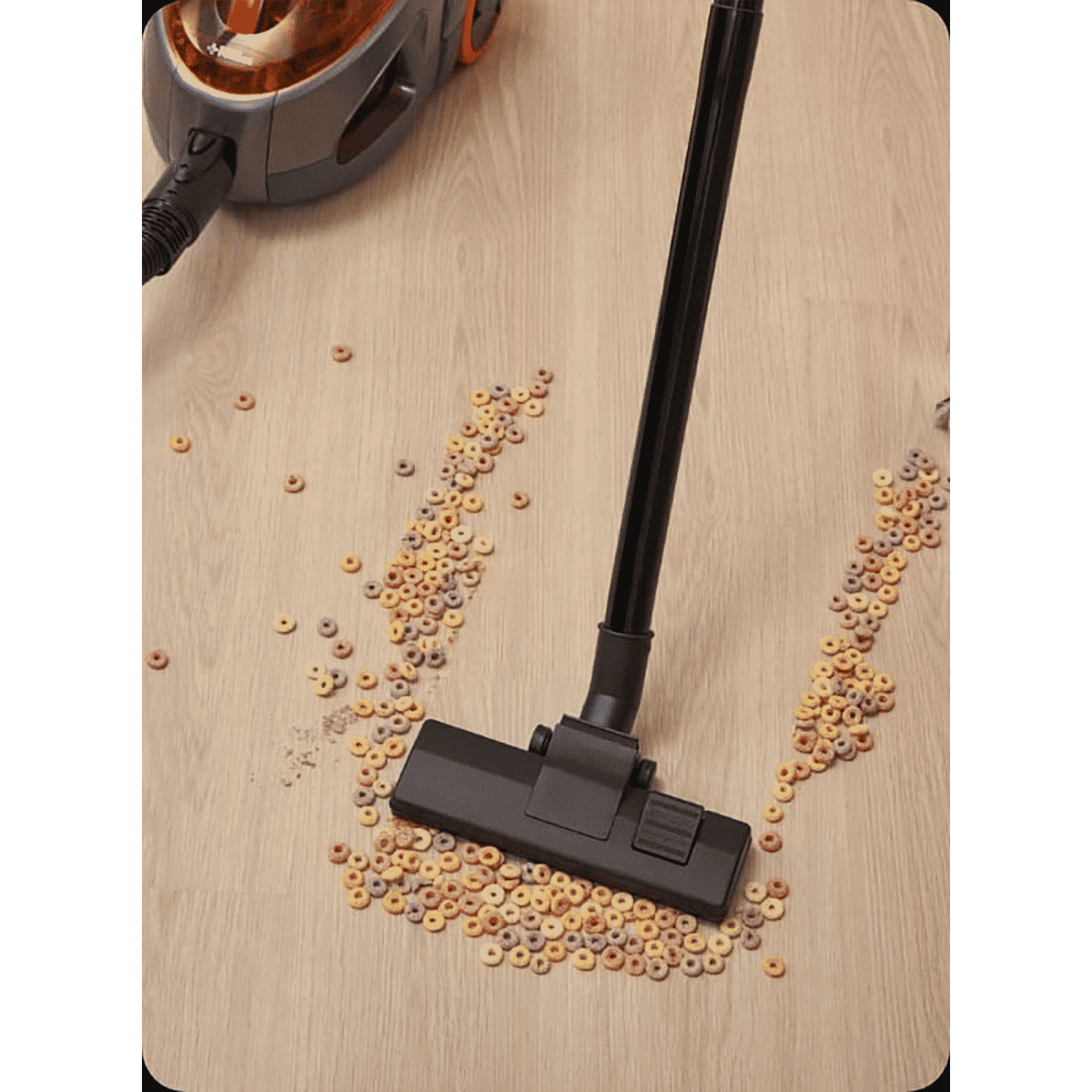 EUREKA FORBES MaxxVac 1900W Dry Vacuum Cleaner with Cyclonic Technology (Bagless Easy Dust Disposal, Black & Orange)_7