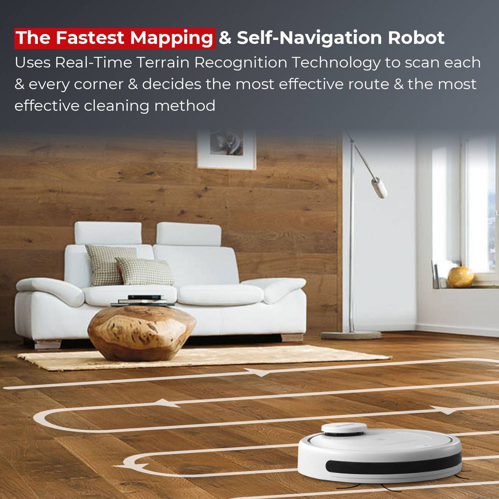 Milagrow iMap 10 50 Watts Robotic Vacuum Cleaner (0.55 Litres Tank, White) Milagrow iMap 10 50 Watts Robotic Vacuum Cleaner (0.55 Litres Tank, White)_11