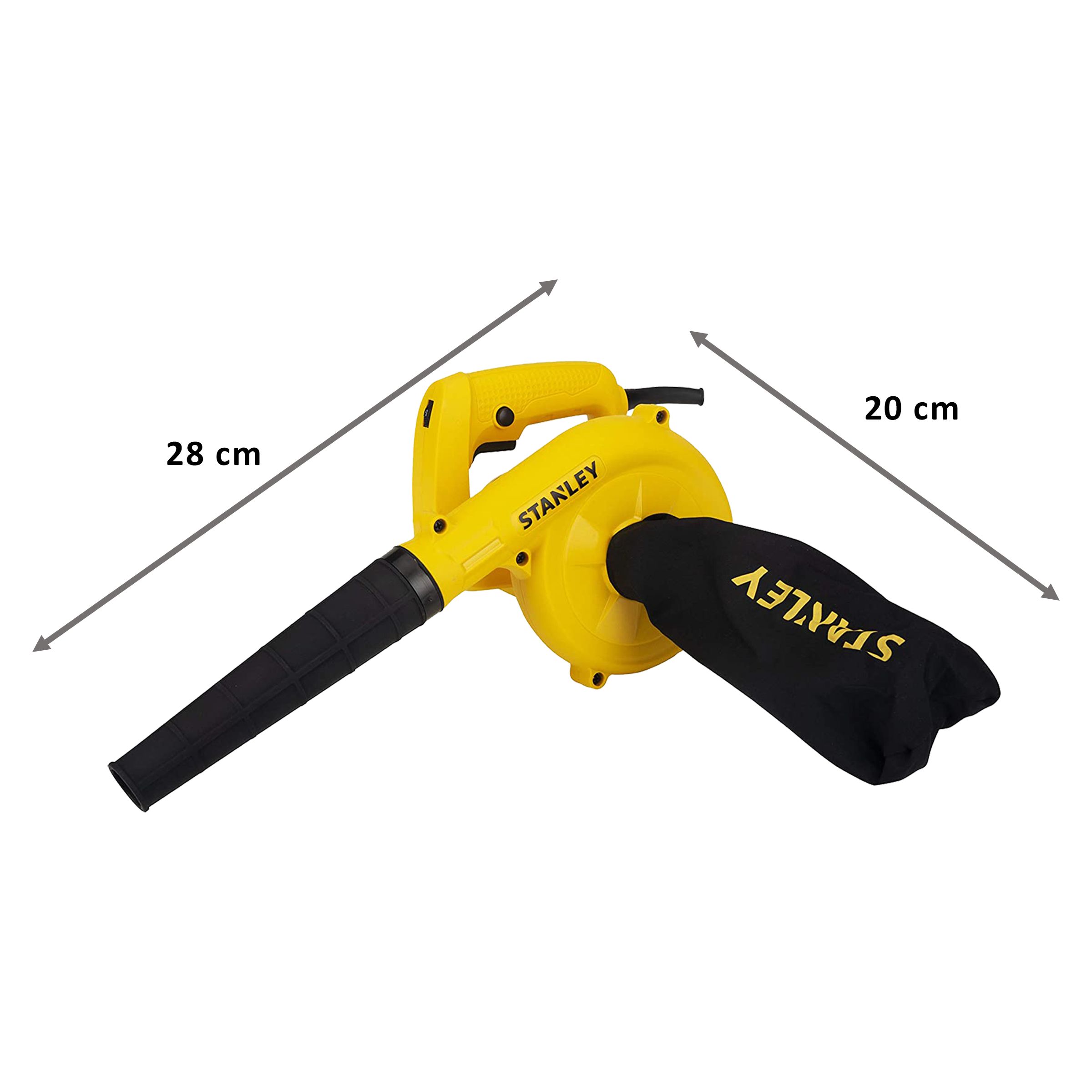 STANLEY 600 Watts Speed Blower (Variable Speed, STPT600-IN, Yellow)_2
