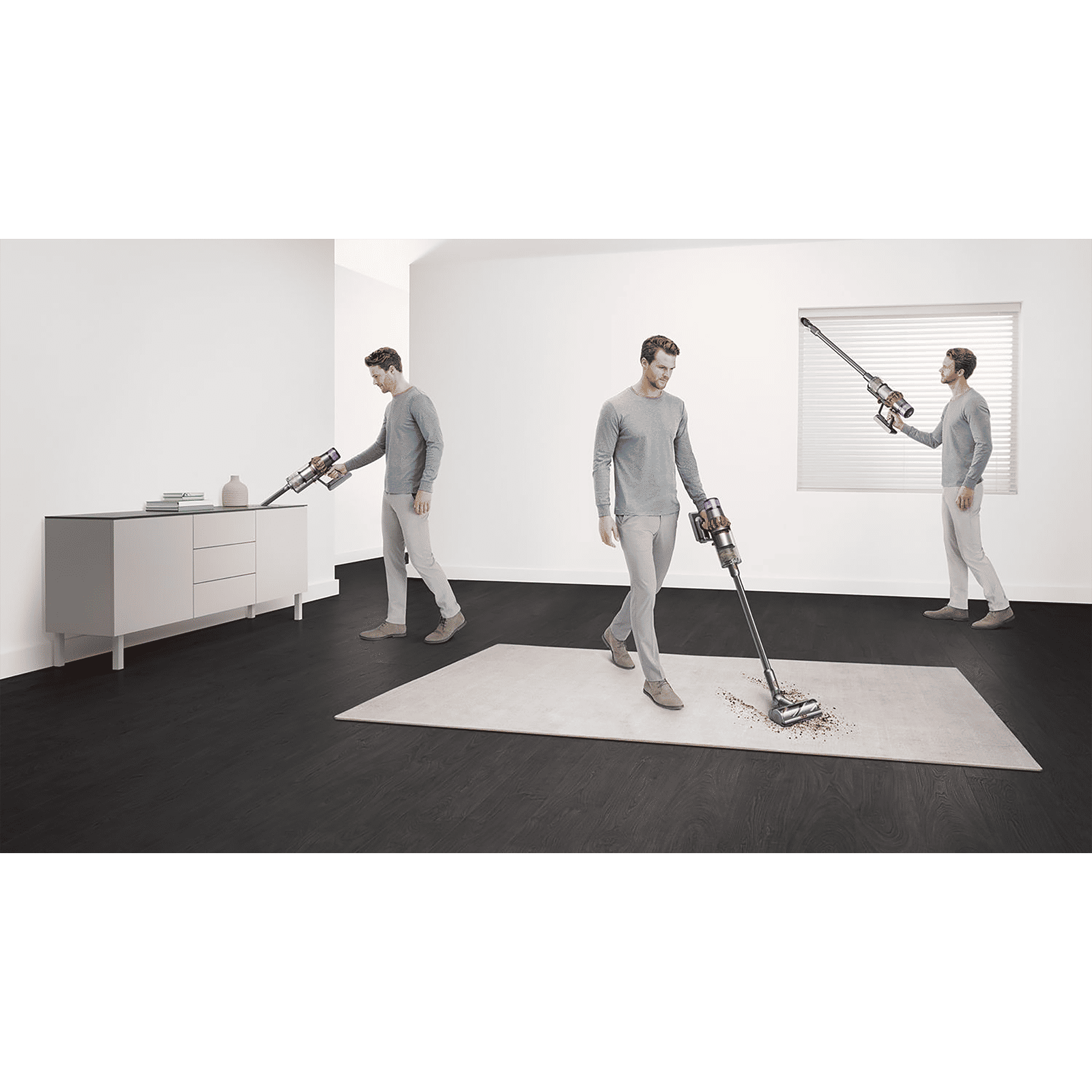 dyson V15 Detect Dry Vacuum Cleaner (381356-01, Silver/Yellow) dyson V15 Detect Dry Vacuum Cleaner (381356-01, Silver/Yellow)_8