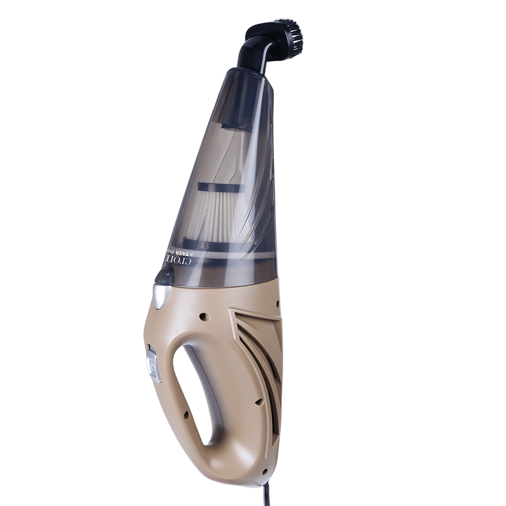 Croma 106W Car Vacuum Cleaner with Bagless Dust Tank (Strong Suction, Brown)_14
