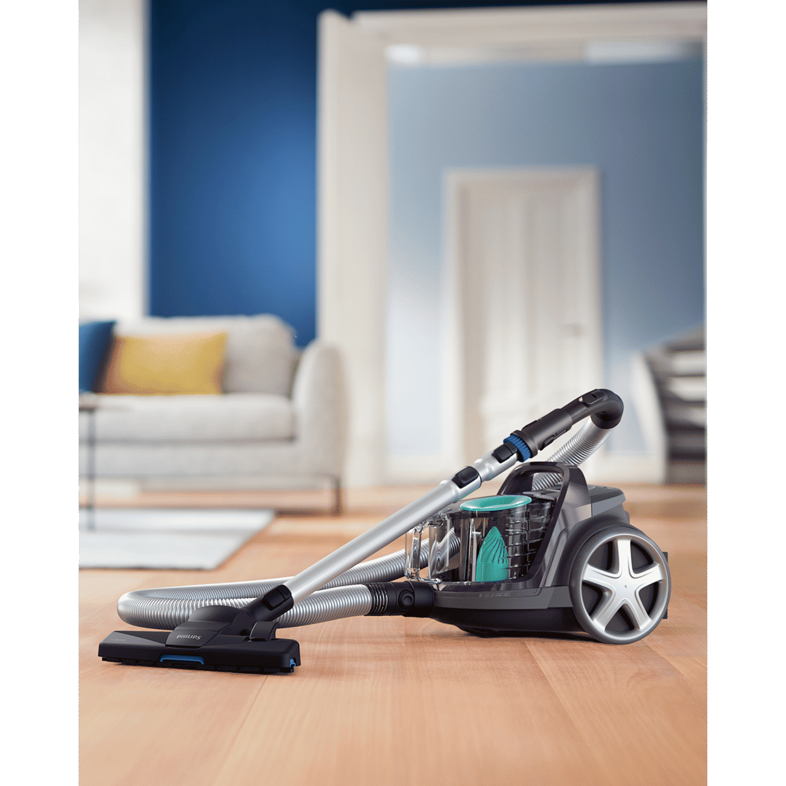 PHILIPS 5000 Series 1900W Cordless Dry Vacuum Cleaner with PowerCyclone 7 Technology (TriActive Nozzle, Magic Purple)_9