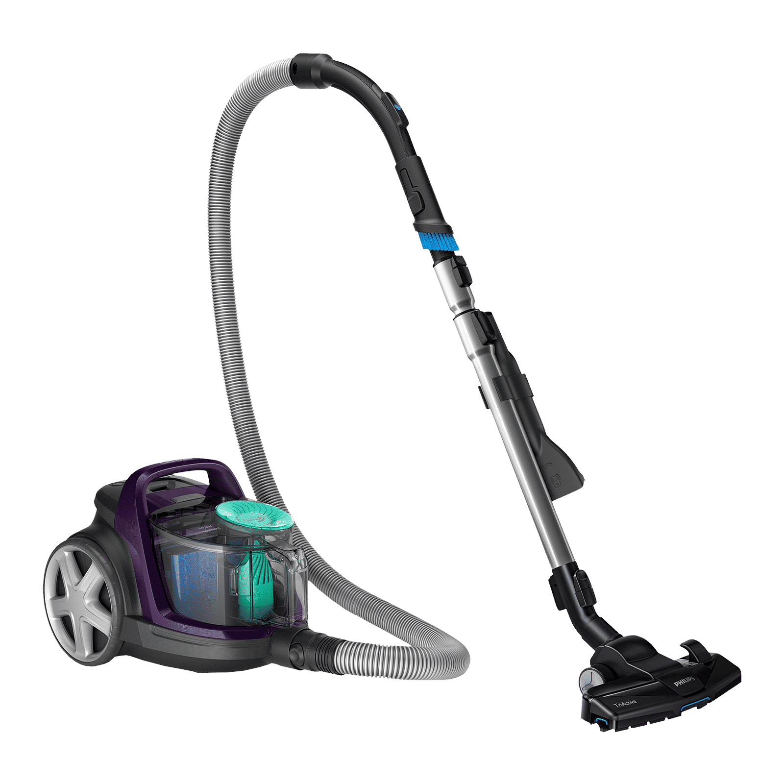 PHILIPS 5000 Series 1900W Cordless Dry Vacuum Cleaner with PowerCyclone 7 Technology (TriActive Nozzle, Magic Purple)_3