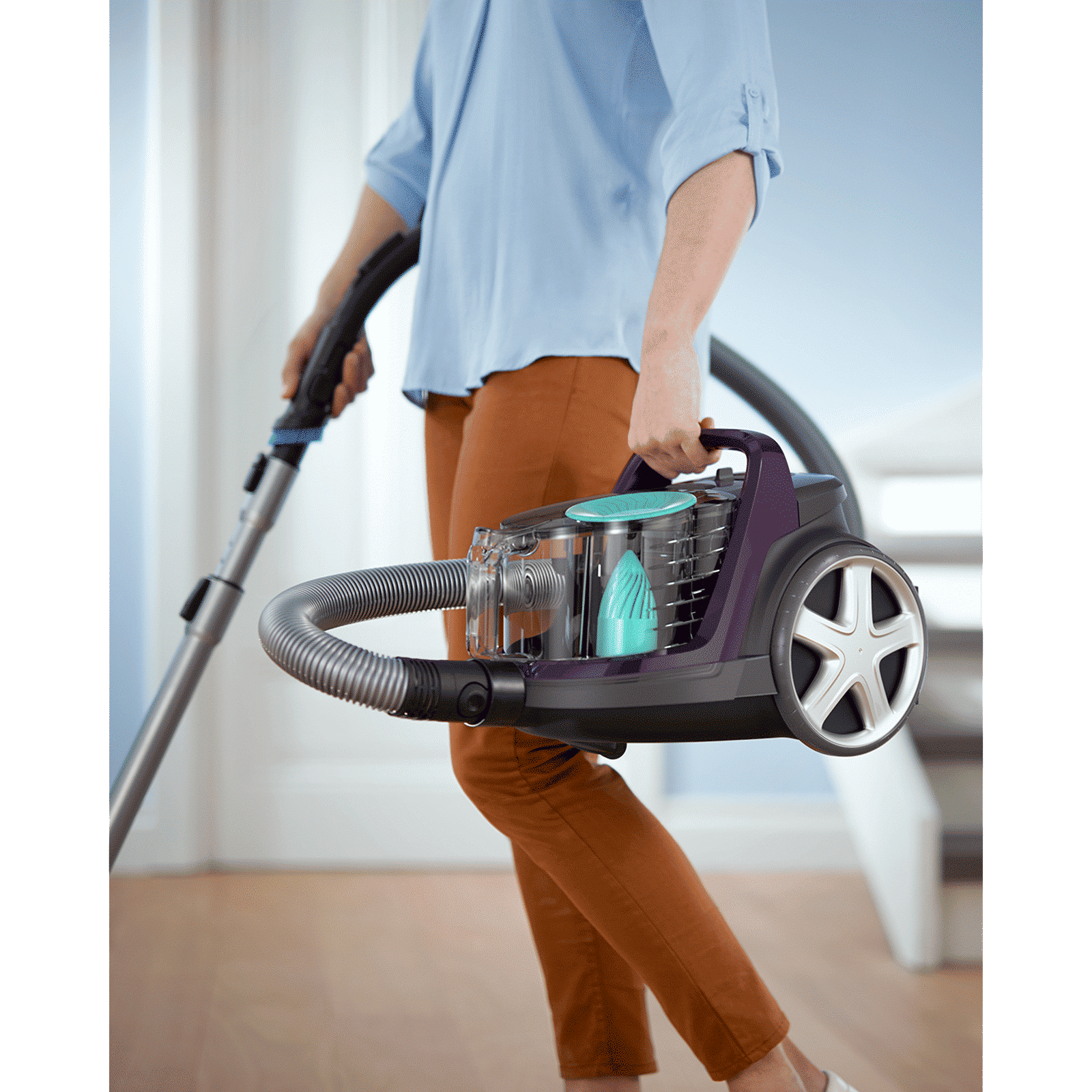 PHILIPS 5000 Series 1900W Cordless Dry Vacuum Cleaner with PowerCyclone 7 Technology (TriActive Nozzle, Magic Purple)_8