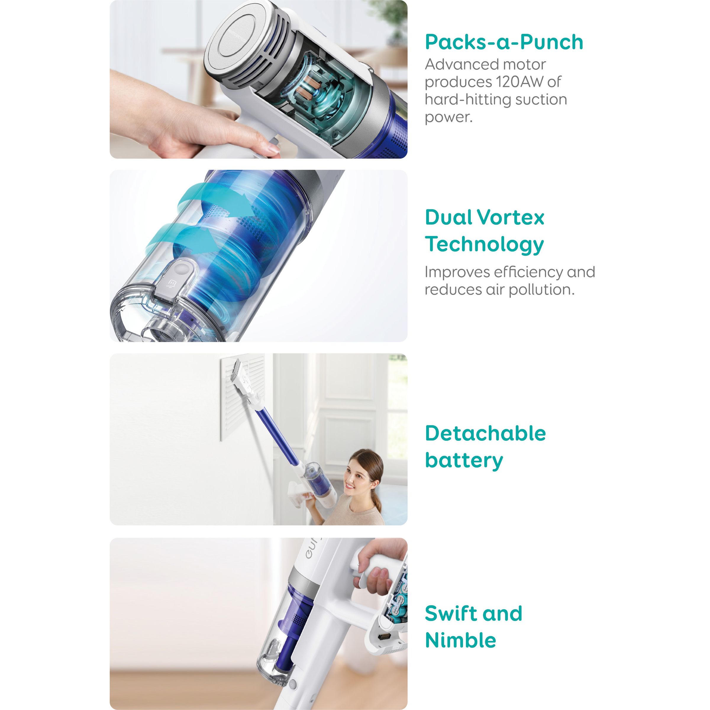eufy HomeVac S11 Go Dry Vacuum Cleaner (0.65 Litres, T2501, Blue)_5