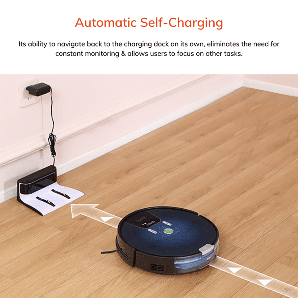 ILIFE A80 Pro Robotic Vacuum Cleaner & Mop with Wi-Fi Connectivity (Alexa & Google Assistant, Gradient Blue) ILIFE A80 Pro Robotic Vacuum Cleaner & Mop with Wi-Fi Connectivity (Alexa & Google Assistant, Gradient Blue)_17