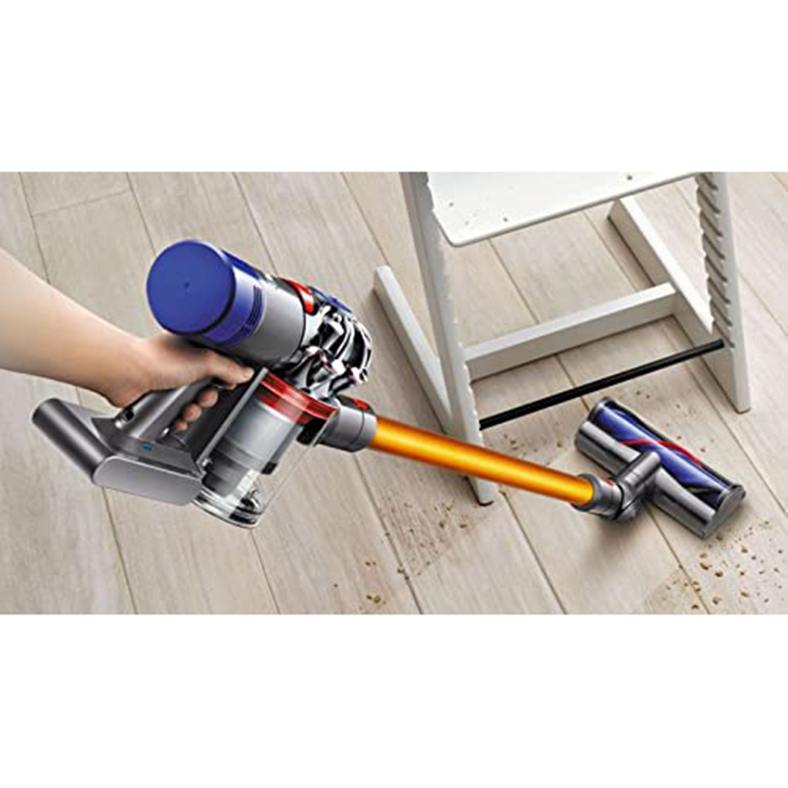 dyson V8 Absolute Portable Vacuum Cleaner (405879-01, Nickel/Yellow) dyson V8 Absolute Portable Vacuum Cleaner (405879-01, Nickel/Yellow)_5