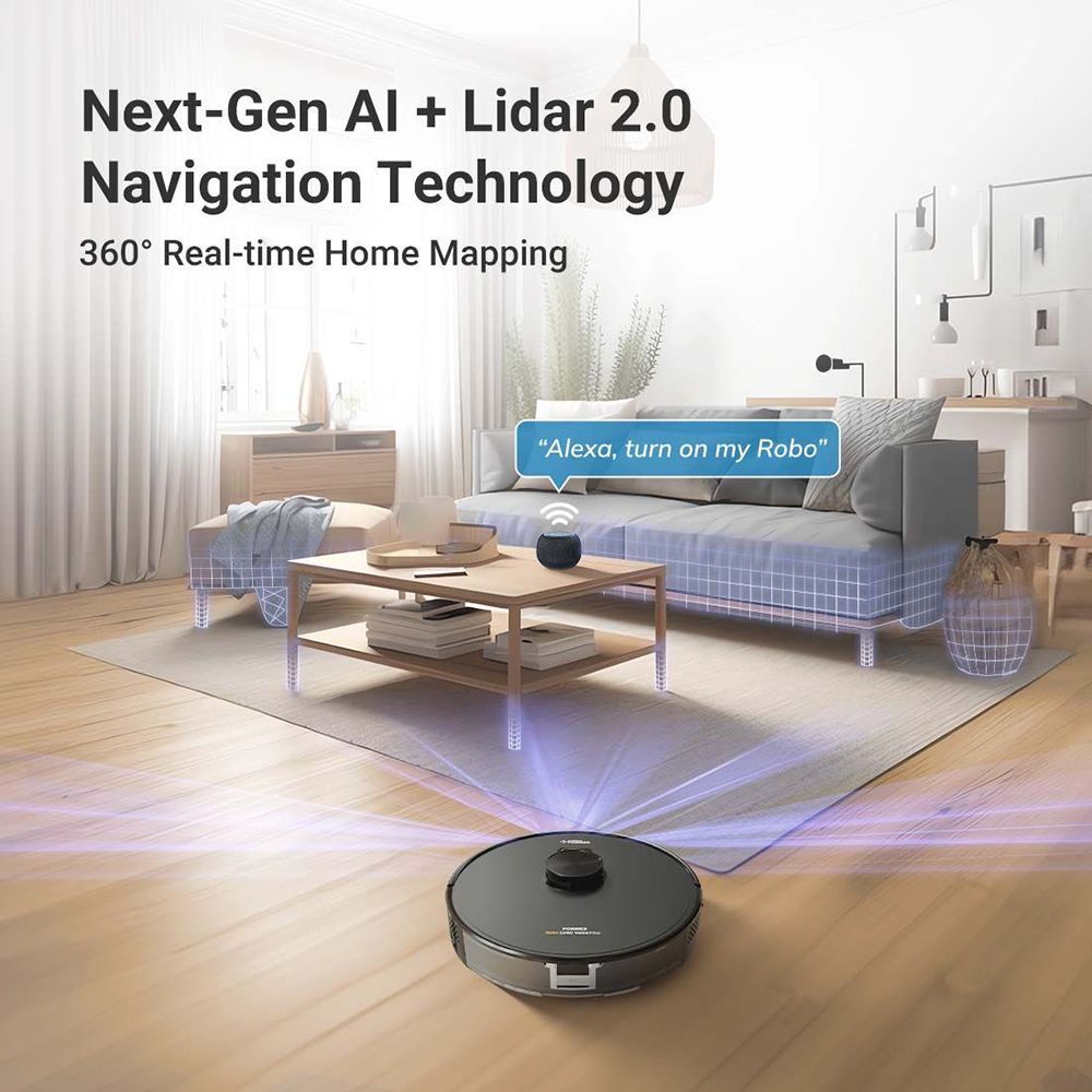 EUREKA FORBES LVac Voice Pro Robotic Vacuum Cleaner & Mop with Wi-Fi Connectivity (Smart Voice Control, Black) EUREKA FORBES LVac Voice Pro Robotic Vacuum Cleaner & Mop with Wi-Fi Connectivity (Smart Voice Control, Black)_13