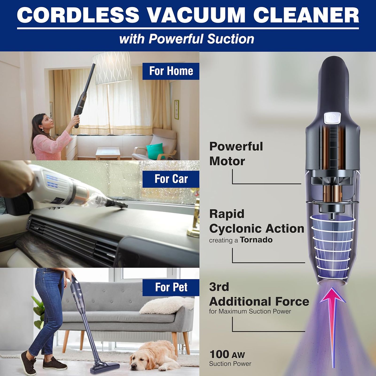 Balzano Tornado 2 in 1 100 Watts Portable Vacuum Cleaner (0.5 Litres, K-908-2, Black) Balzano Tornado 2 in 1 100 Watts Portable Vacuum Cleaner (0.5 Litres, K-908-2, Black)_7