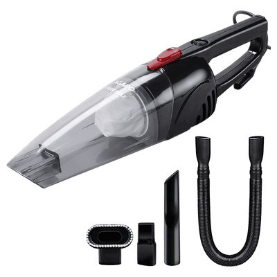 AGARO Regal 800W Car Vacuum Cleaner with Multipurpose Cleaning Brush (Durable ABS & Compact Body, Black)