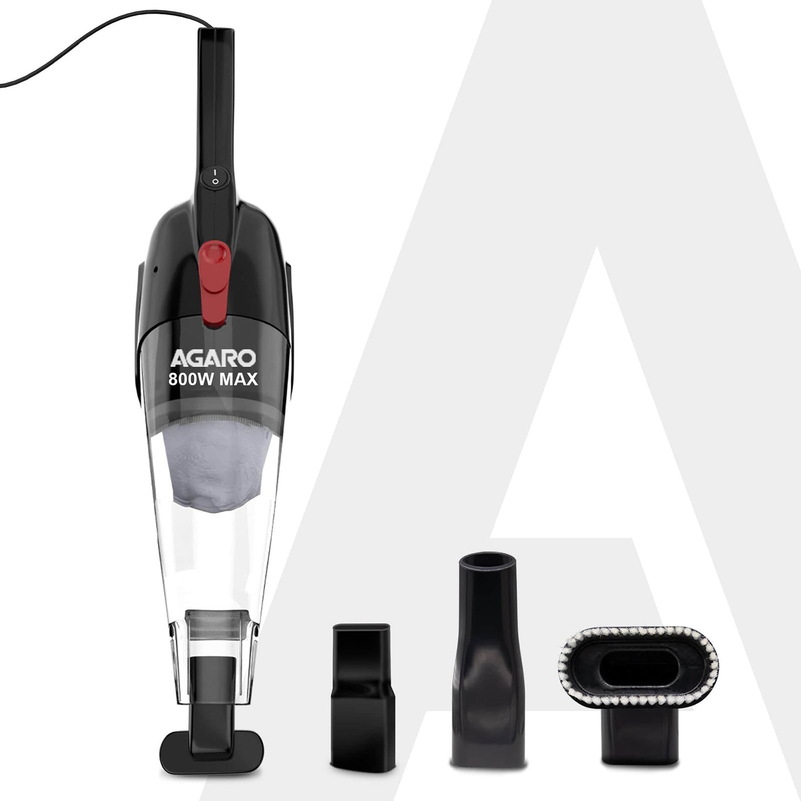 AGARO Regal 800W Car Vacuum Cleaner with Multipurpose Cleaning Brush (Durable ABS & Compact Body, Black)_3
