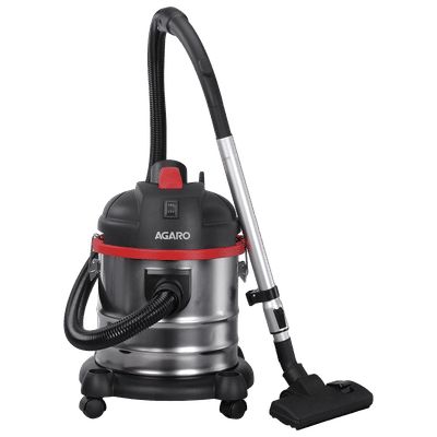 AGARO Ace 1600W Wet & Dry Vacuum Cleaner with Blower Function (2-in-1, Black)