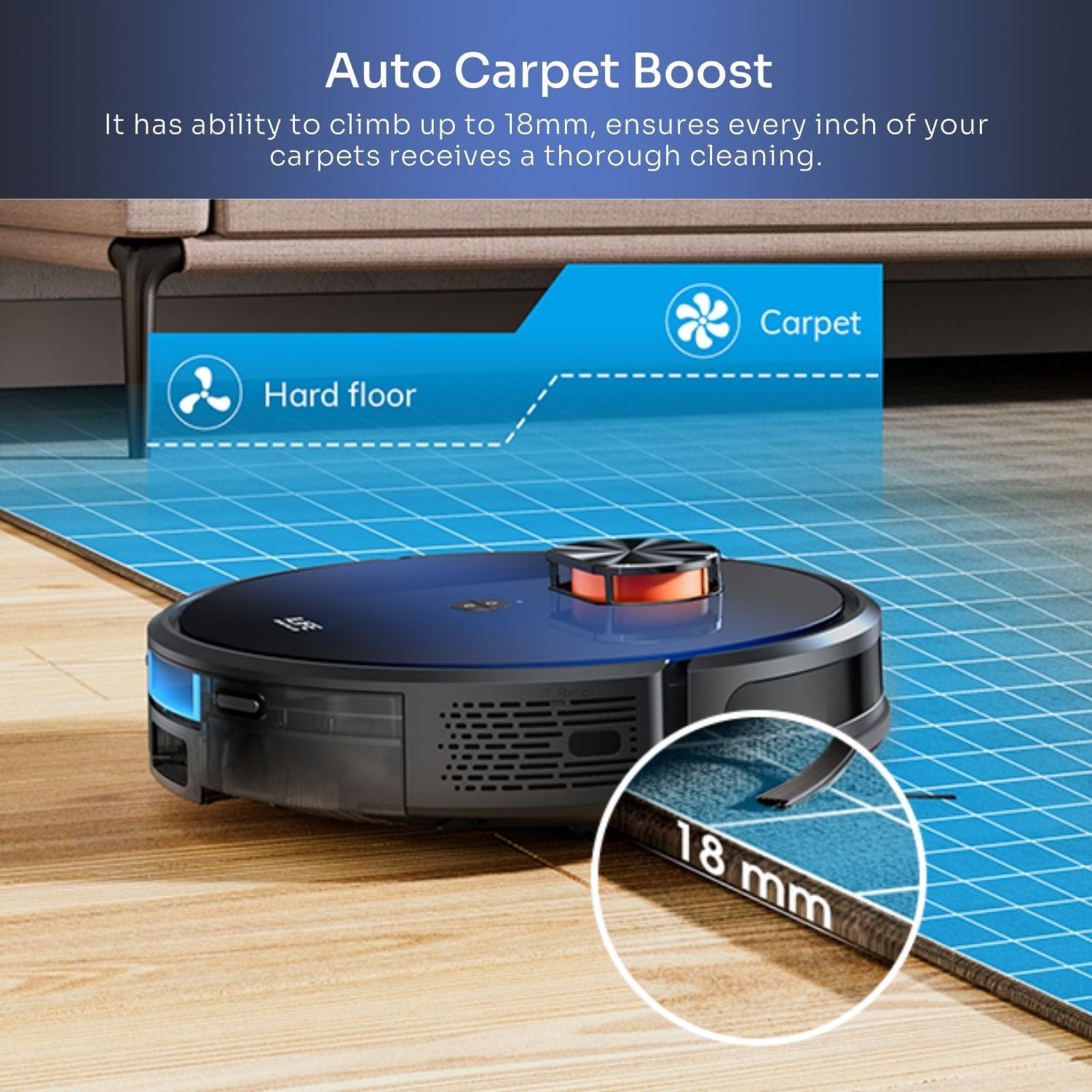 ILIFE T10s Robotic Vacuum Cleaner & Mop with Wi-Fi Connectivity (Alexa & Google Assistant, Black) ILIFE T10s Robotic Vacuum Cleaner & Mop with Wi-Fi Connectivity (Alexa & Google Assistant, Black)_11