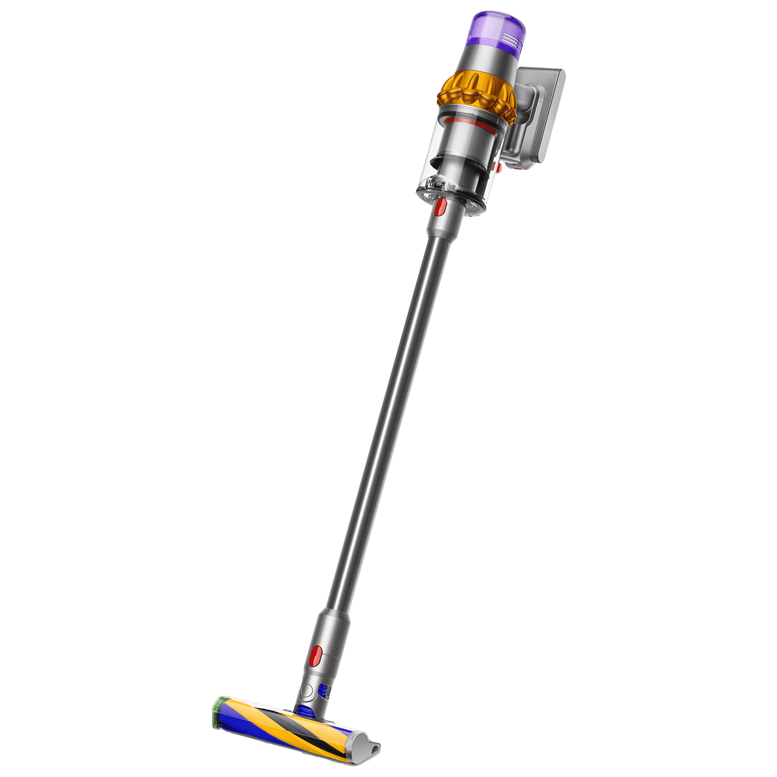 dyson V15 Detect 240W Cordless Dry Vacuum Cleaner with Anti-tangle Technology (LCD Screen, Yellow & Nickel)_1