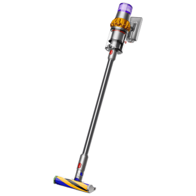 dyson V15 Detect 240W Cordless Dry Vacuum Cleaner with Anti-tangle Technology (LCD Screen, Yellow & Nickel)