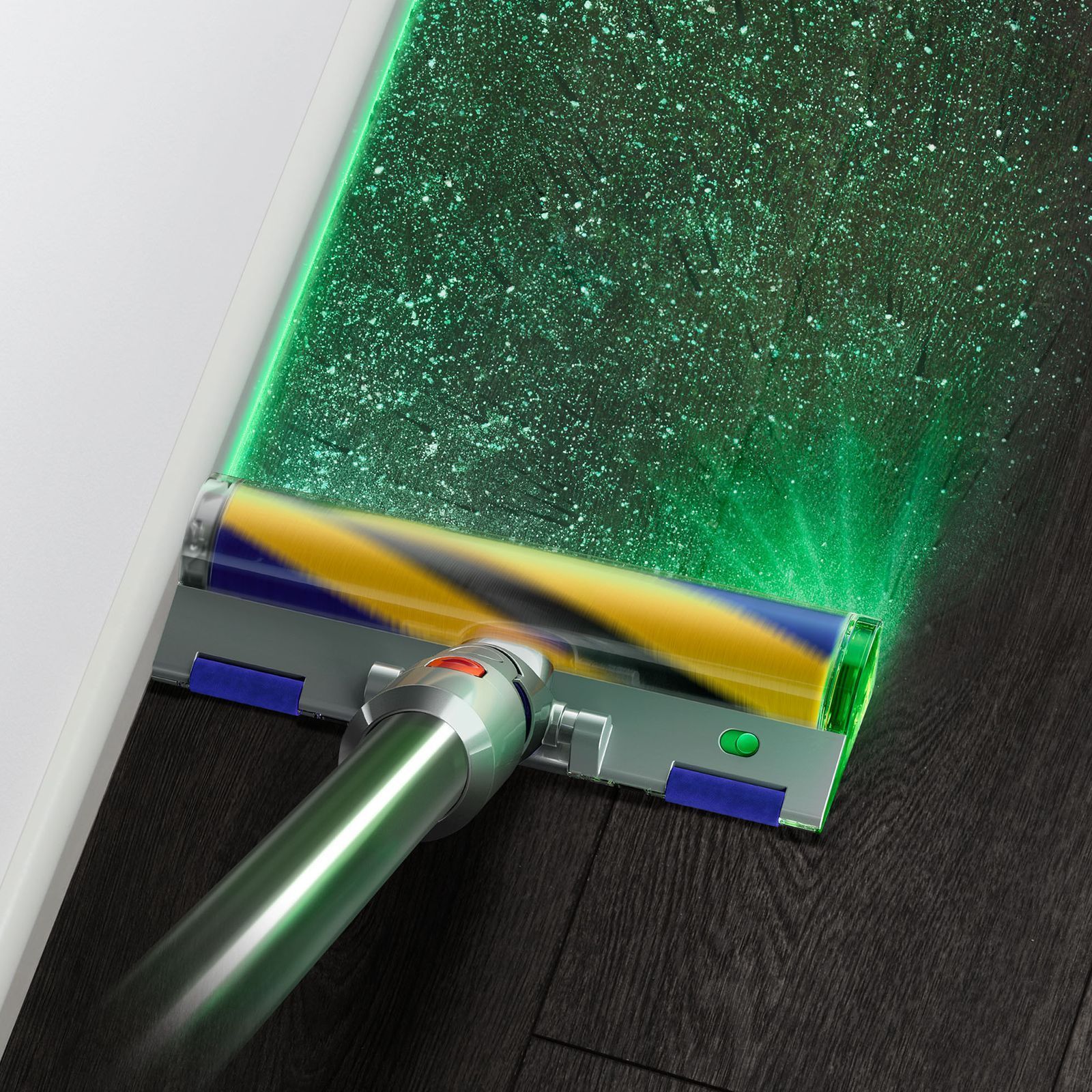 dyson V15 Detect 240W Cordless Dry Vacuum Cleaner with Anti-tangle Technology (LCD Screen, Yellow & Nickel)_3