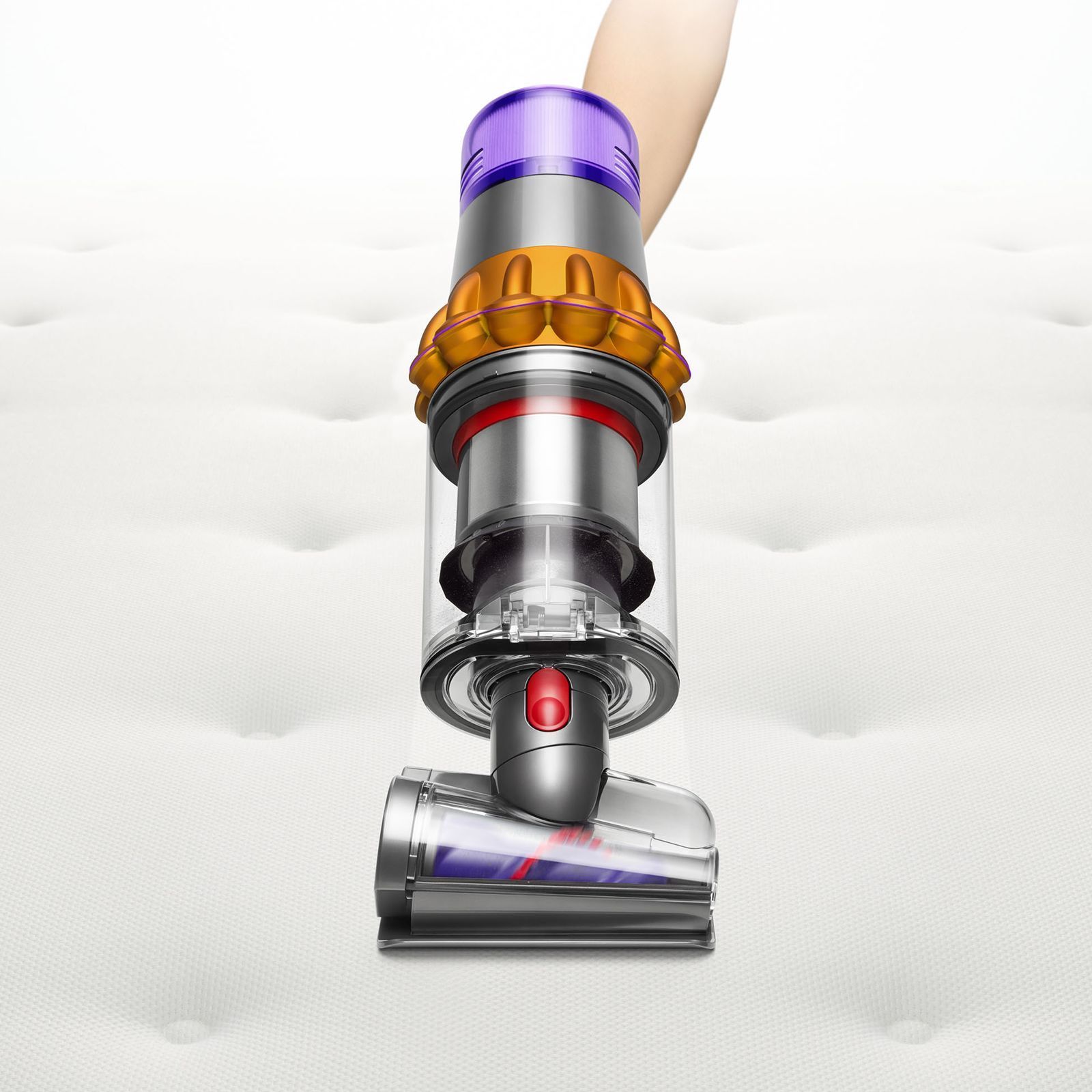 dyson V15 Detect 240W Cordless Dry Vacuum Cleaner with Anti-tangle Technology (LCD Screen, Yellow & Nickel)_6