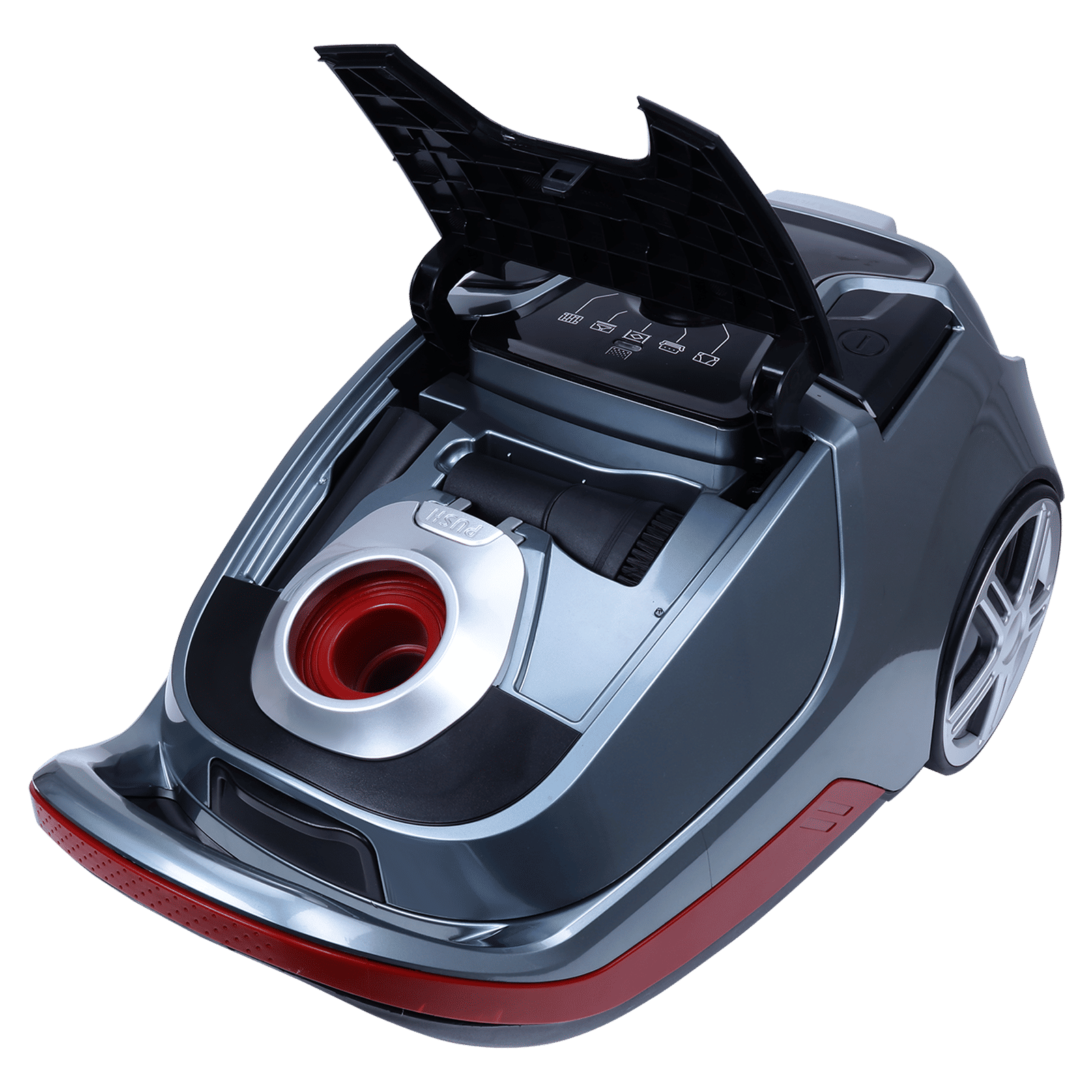 Croma 2000 W Dry Vacuum Cleaner with Hepa Filter (Bagged Dust Collection, Grey)_9
