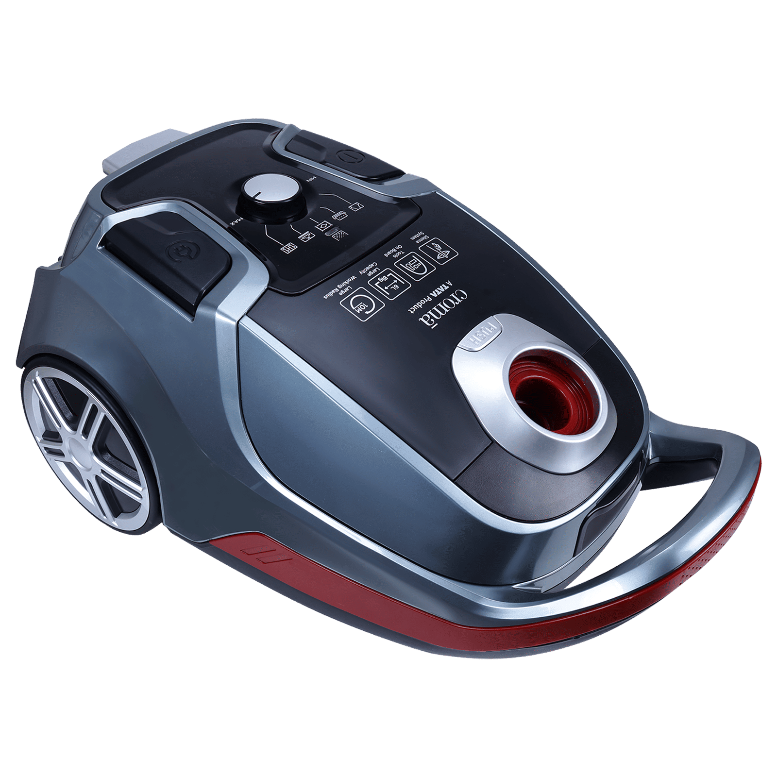 Croma 2000 W Dry Vacuum Cleaner with Hepa Filter (Bagged Dust Collection, Grey)_7