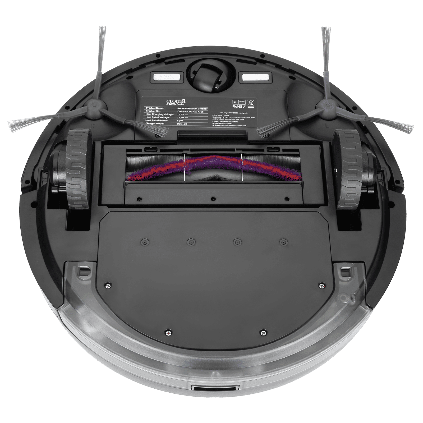 Croma AV5005 Robotic Vacuum Cleaner with 5th Gen LDS Technology (Automatic Self Charging, Black) Croma AV5005 Robotic Vacuum Cleaner with 5th Gen LDS Technology (Automatic Self Charging, Black)_6