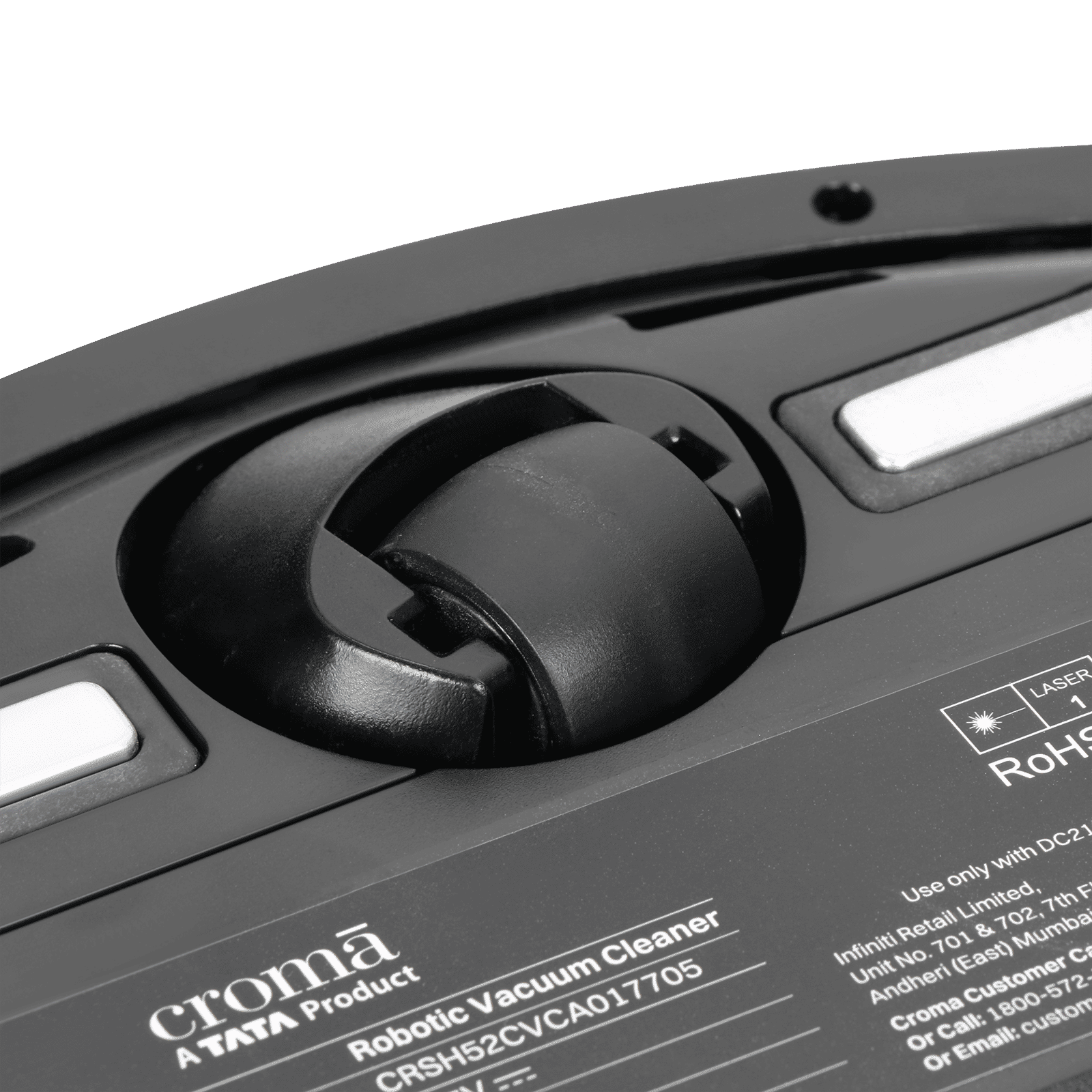 Croma AV5005 Robotic Vacuum Cleaner with 5th Gen LDS Technology (Automatic Self Charging, Black) Croma AV5005 Robotic Vacuum Cleaner with 5th Gen LDS Technology (Automatic Self Charging, Black)_7