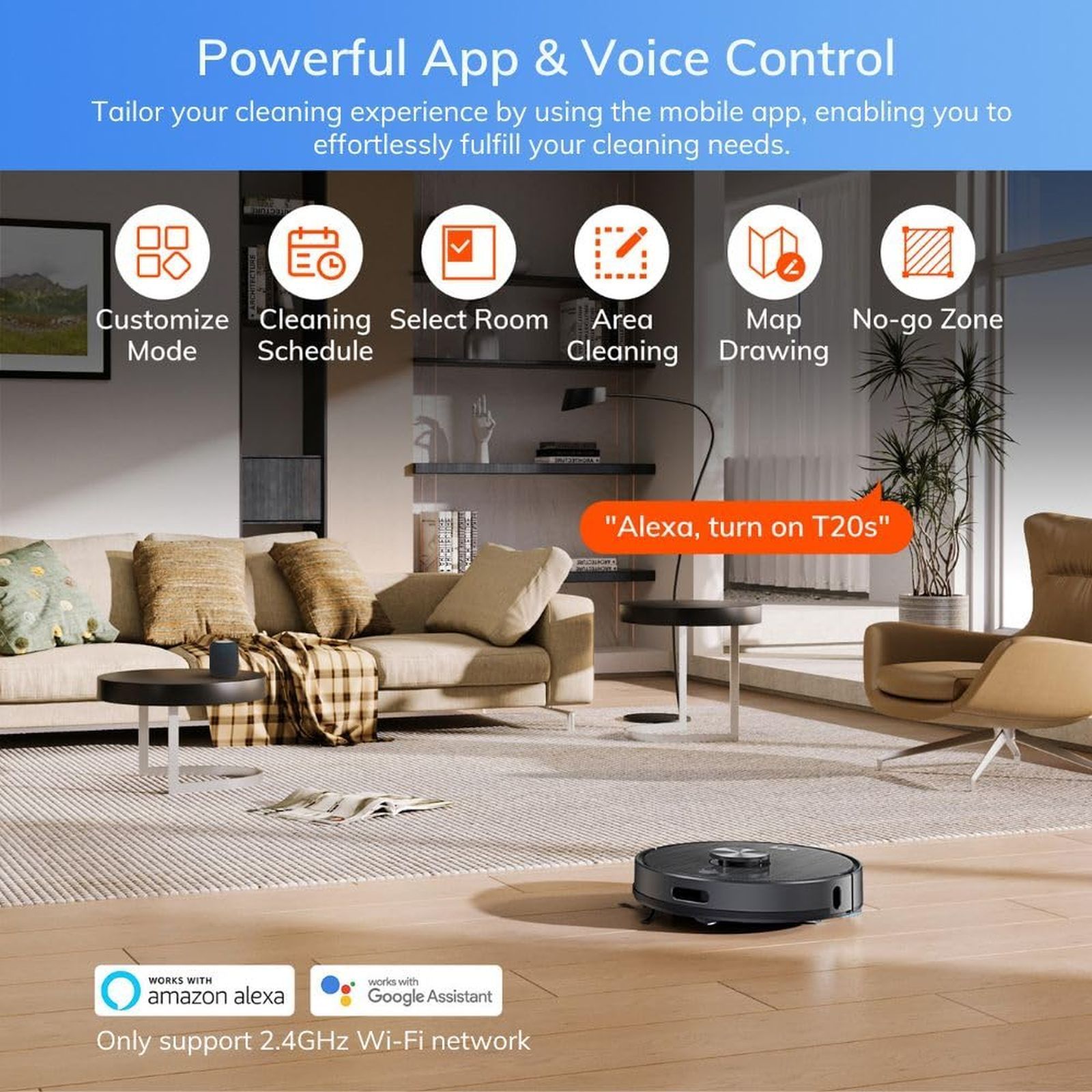 ILIFE T20s Robotic Vacuum Cleaner & Mop with Auto Recharging Station (5200 mAh Battery, Space Gray)_12