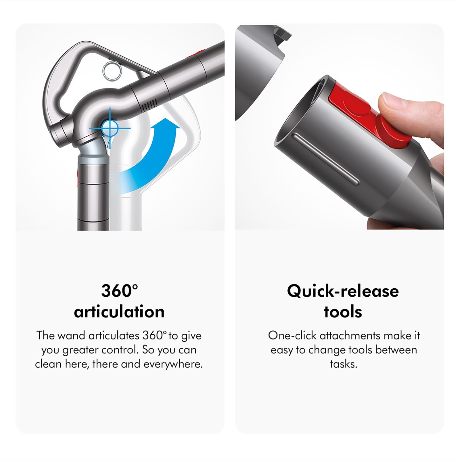 dyson Big Ball Dry Vacuum Cleaner with Radial Root Cyclone Technology (360 Degree Articulation, Silver & Red) dyson Big Ball Dry Vacuum Cleaner with Radial Root Cyclone Technology (360 Degree Articulation, Silver & Red)_4