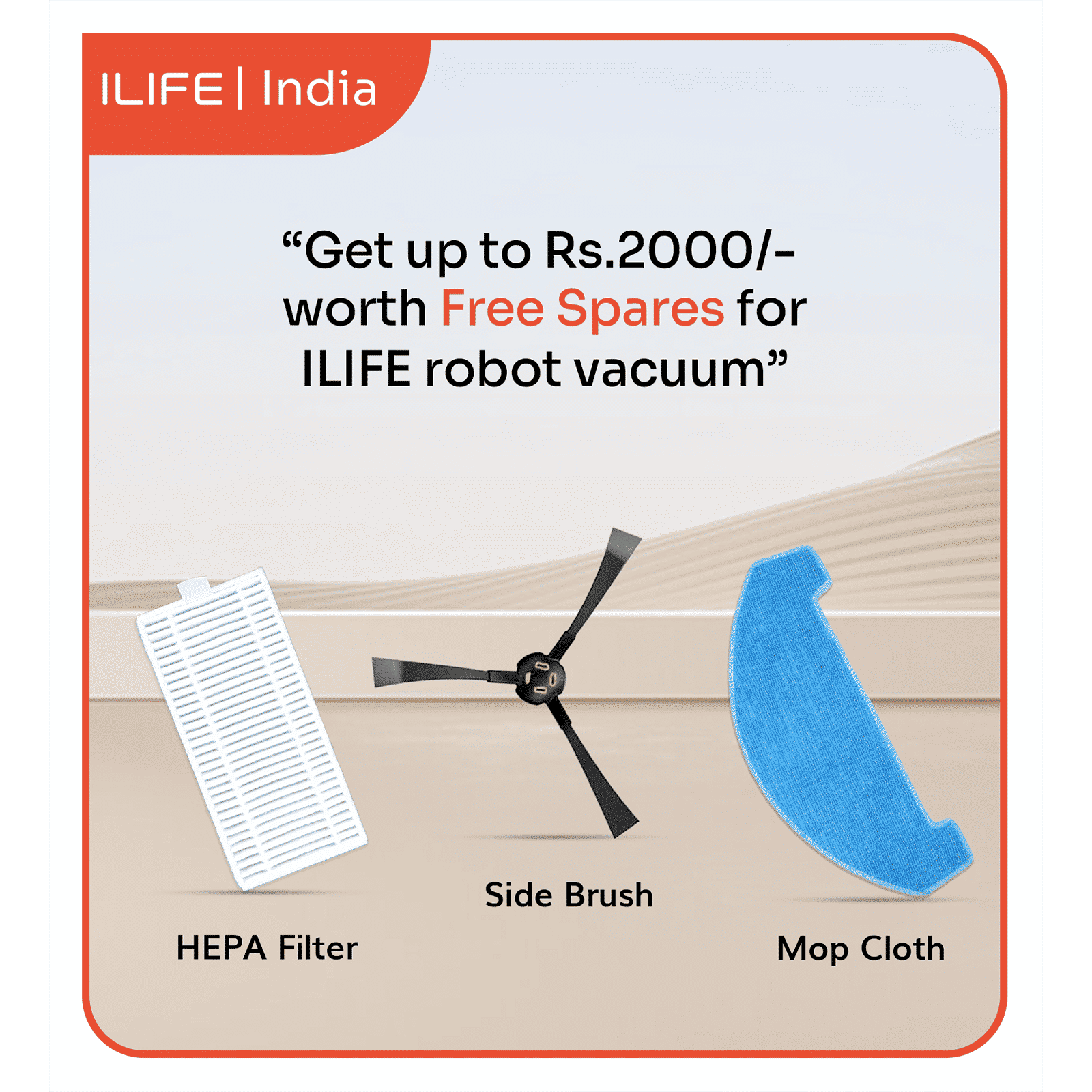 ILIFE T20s Pro Robotic Vacuum Cleaner & Mop with Advanced LiDAR Navigation (5200 mAh Battery, Space Gray) ILIFE T20s Pro Robotic Vacuum Cleaner & Mop with Advanced LiDAR Navigation (5200 mAh Battery, Space Gray)_8