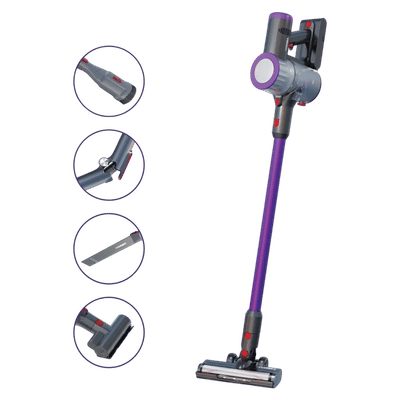 EUREKA FORBES Kordfree K22 220W Cordless Dry Vacuum Cleaner with Powerful Cyclonic Technology (50 Minutes Runtime, Purple)