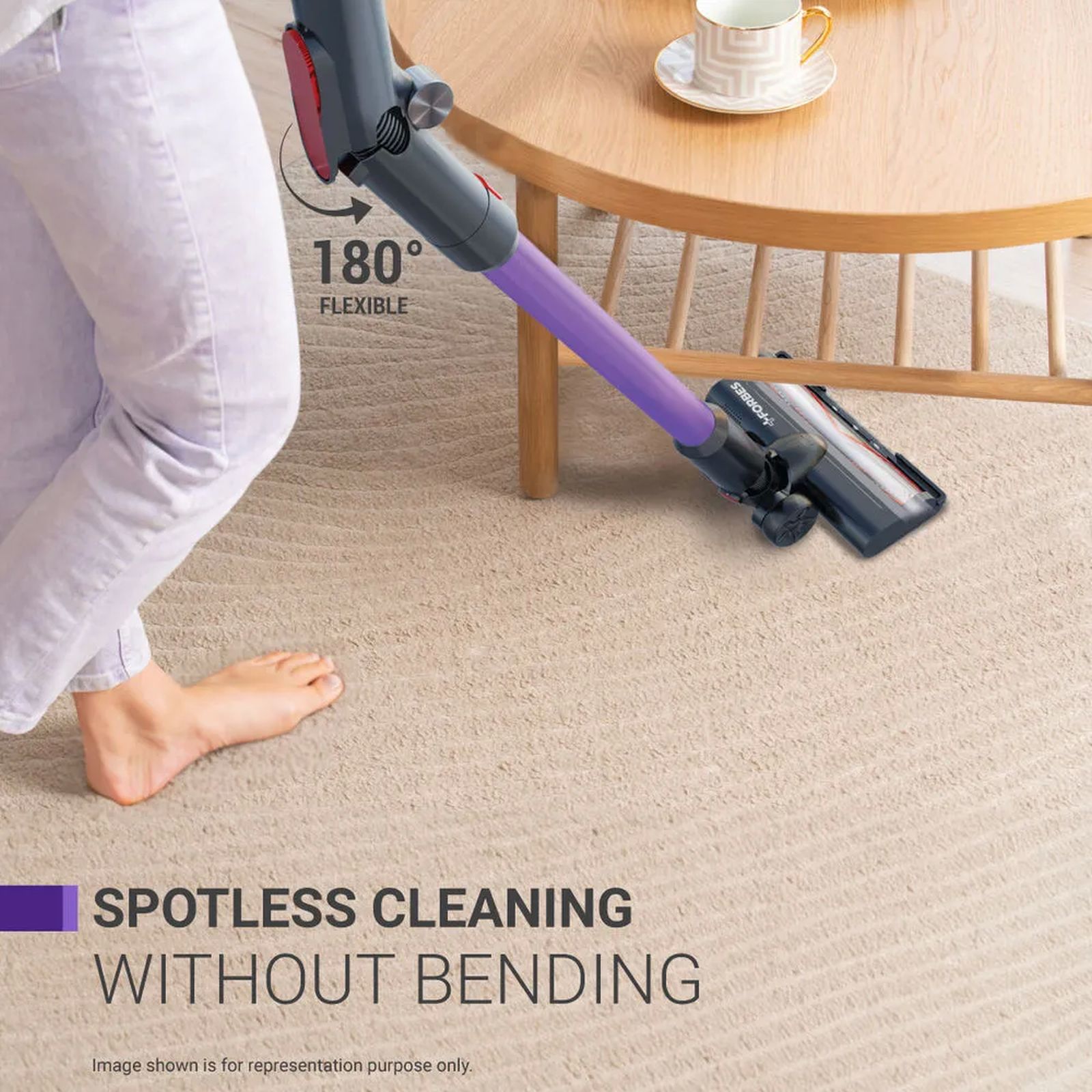 EUREKA FORBES Kordfree K22 220W Cordless Dry Vacuum Cleaner with Powerful Cyclonic Technology (50 Minutes Runtime, Purple) EUREKA FORBES Kordfree K22 220W Cordless Dry Vacuum Cleaner with Powerful Cyclonic Technology (50 Minutes Runtime, Purple)_7