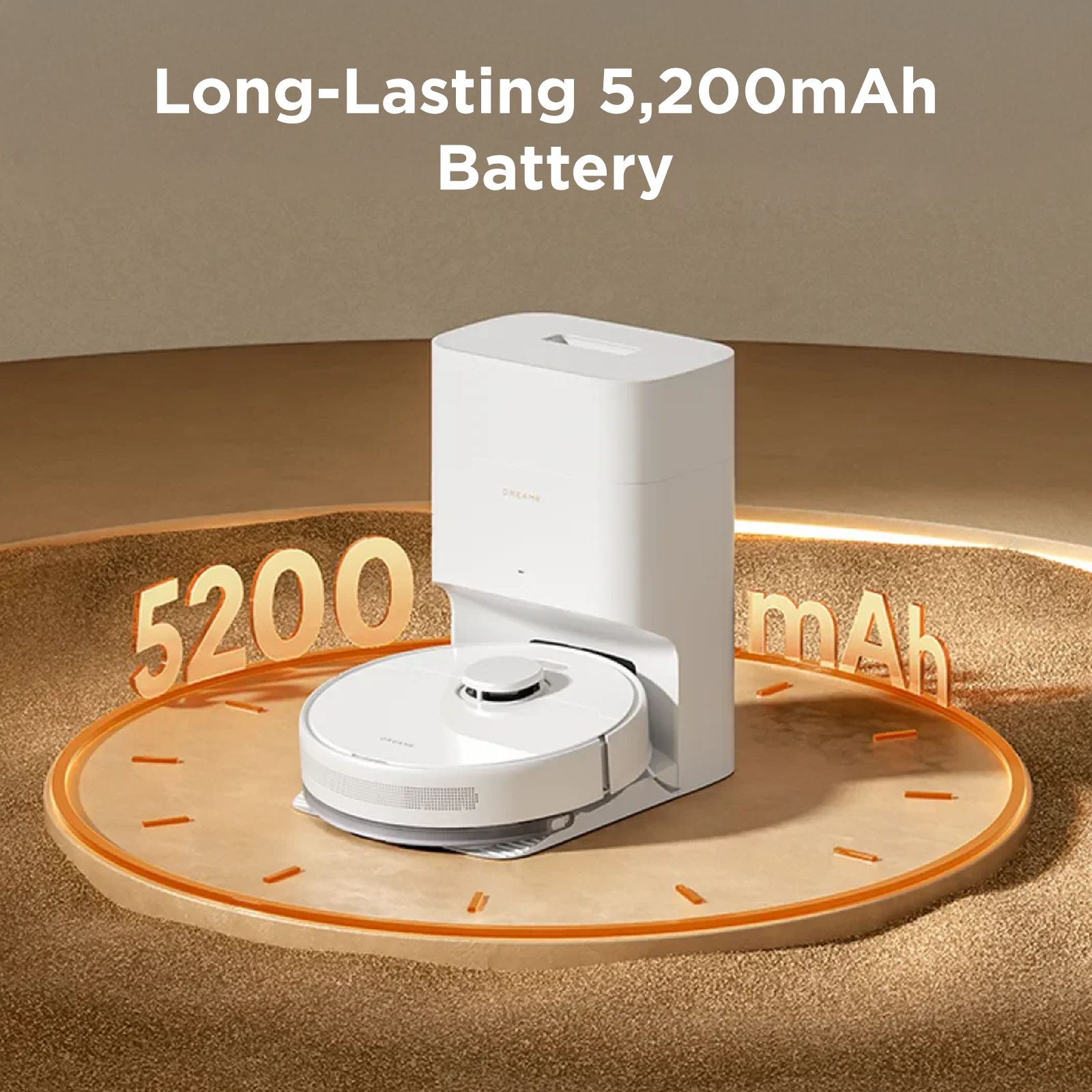 DREAME D10 Plus Gen 2 Robotic Vacuum Cleaner & Mop with Self Emptying (Pathfinder Technology, White) DREAME D10 Plus Gen 2 Robotic Vacuum Cleaner & Mop with Self Emptying (Pathfinder Technology, White)_13