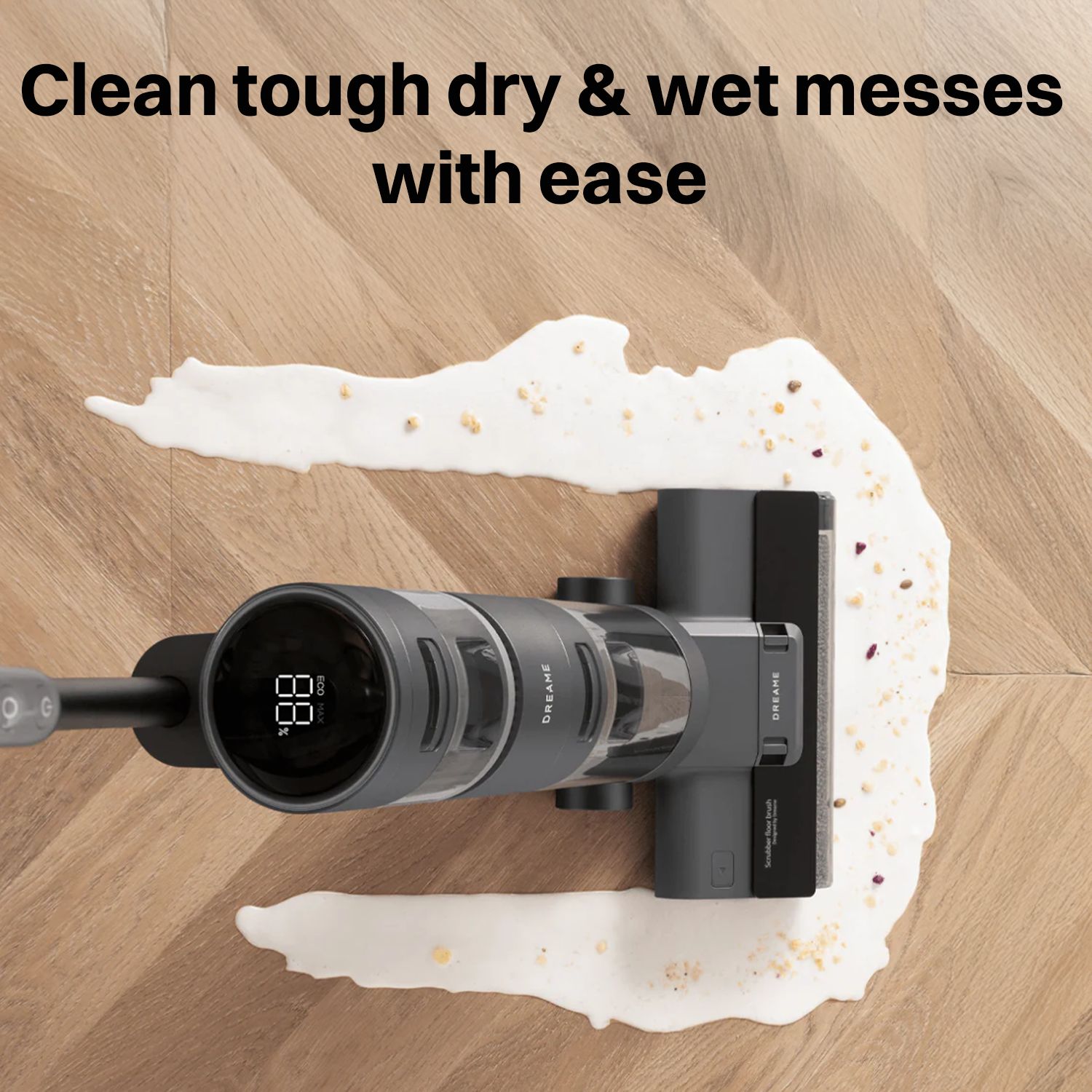 DREAME H11 Core 170W Cordless Wet & Dry Vacuum Cleaner with Enhanced Edge Cleaning (LED Display, Black)_9