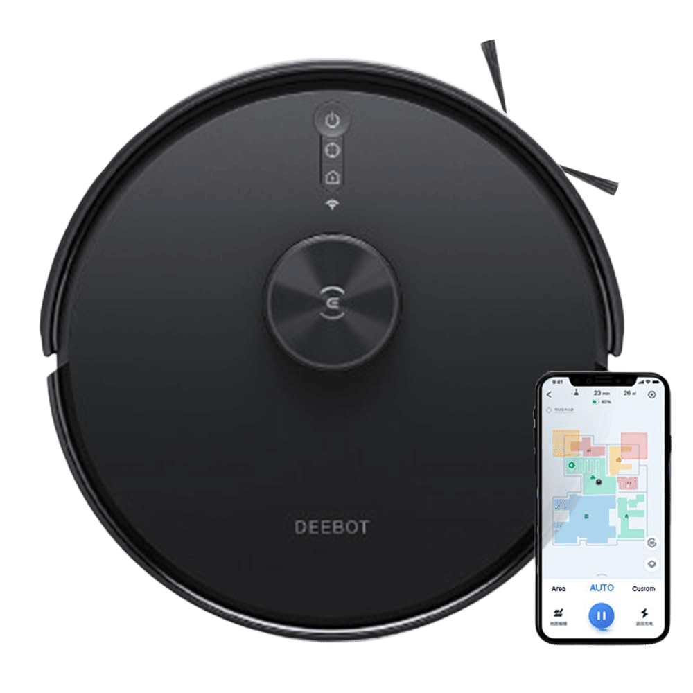ECOVACS Deebot Y1 Pro Robotic Vacuum Cleaner & Mop with Wi-Fi Connectivity (5200 mAh Battery, Black)_1