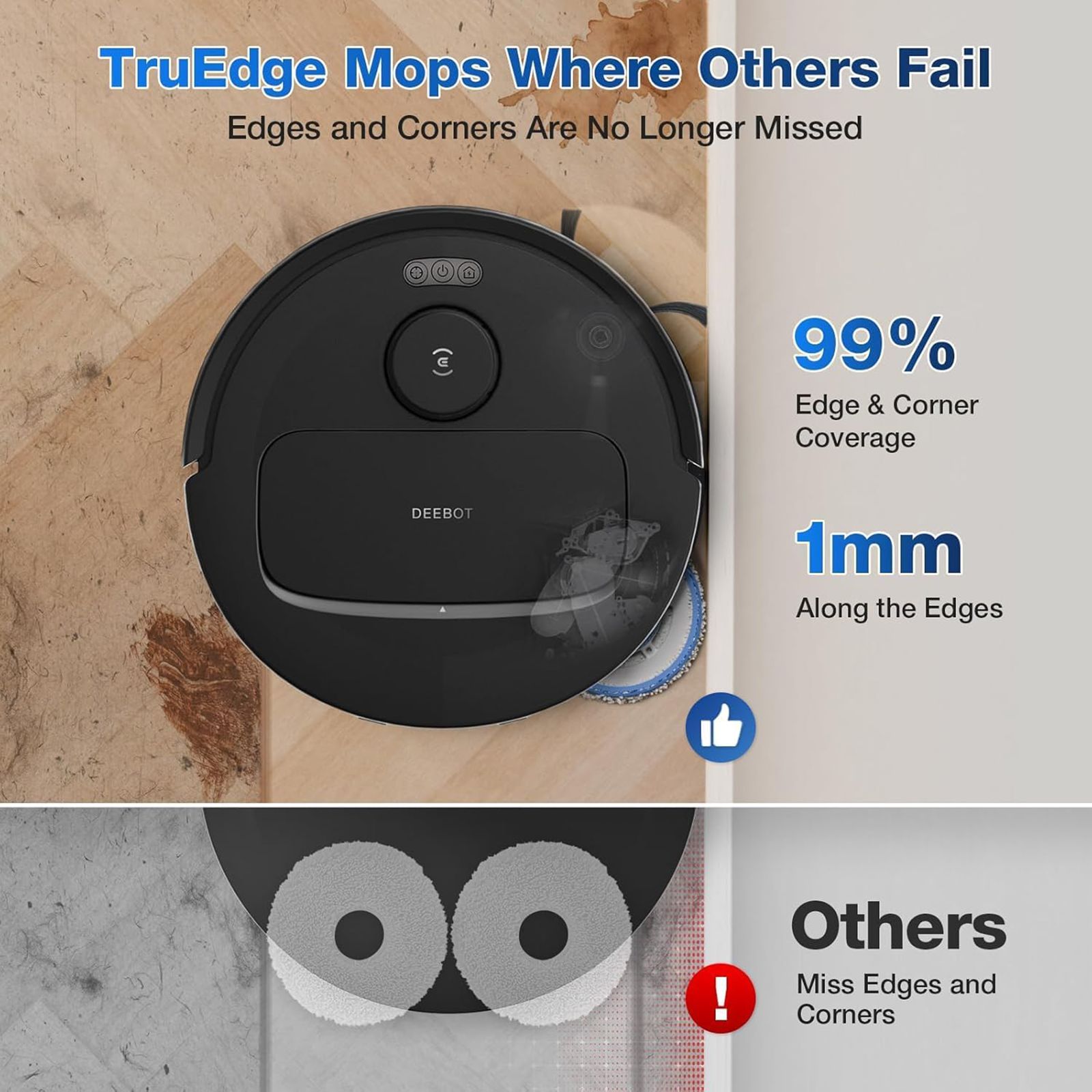 ECOVACS Deebot N30 Pro Omni Robotic Vacuum Cleaner & Mop with ZeroTangle 2.0 Technology (TrueMapping 2.0, Black) ECOVACS Deebot N30 Pro Omni Robotic Vacuum Cleaner & Mop with ZeroTangle 2.0 Technology (TrueMapping 2.0, Black)_9