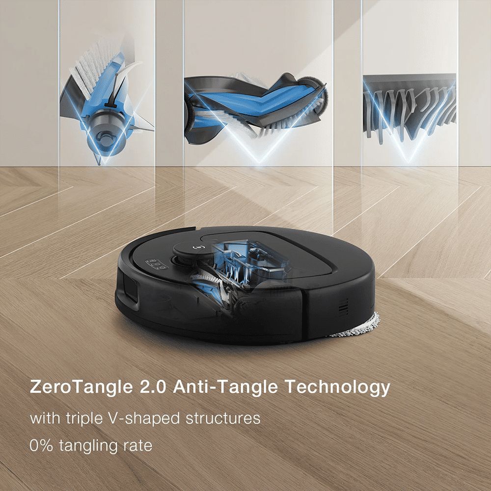 ECOVACS Deebot N30 Pro Omni Robotic Vacuum Cleaner & Mop with ZeroTangle 2.0 Technology (TrueMapping 2.0, Black) ECOVACS Deebot N30 Pro Omni Robotic Vacuum Cleaner & Mop with ZeroTangle 2.0 Technology (TrueMapping 2.0, Black)_4
