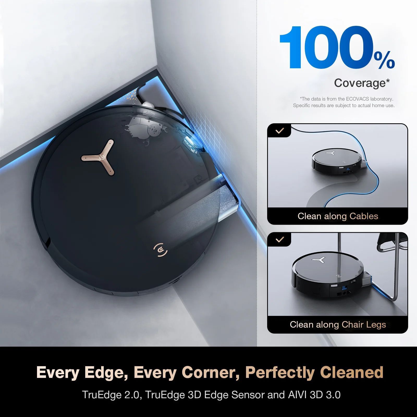 ECOVACS Deebot X8 Pro Omni Robotic Vaccum Cleaner & Mop with ZeroTangle 2.0 Technology (AIVI 3D 3.0, Black) ECOVACS Deebot X8 Pro Omni Robotic Vaccum Cleaner & Mop with ZeroTangle 2.0 Technology (AIVI 3D 3.0, Black)_6
